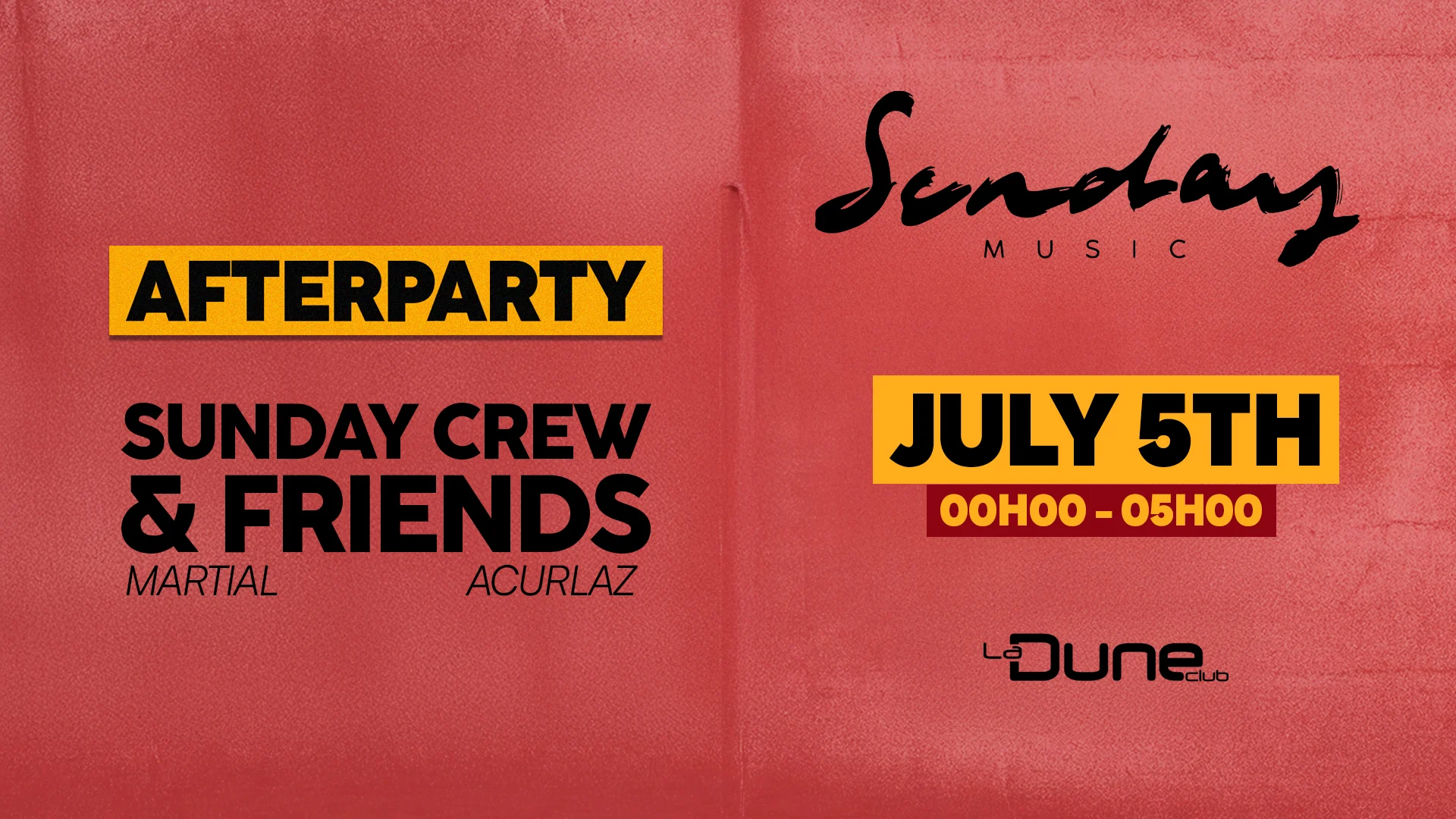 After Party - Sunday Music Arenes De Lunel - @Laduneclub