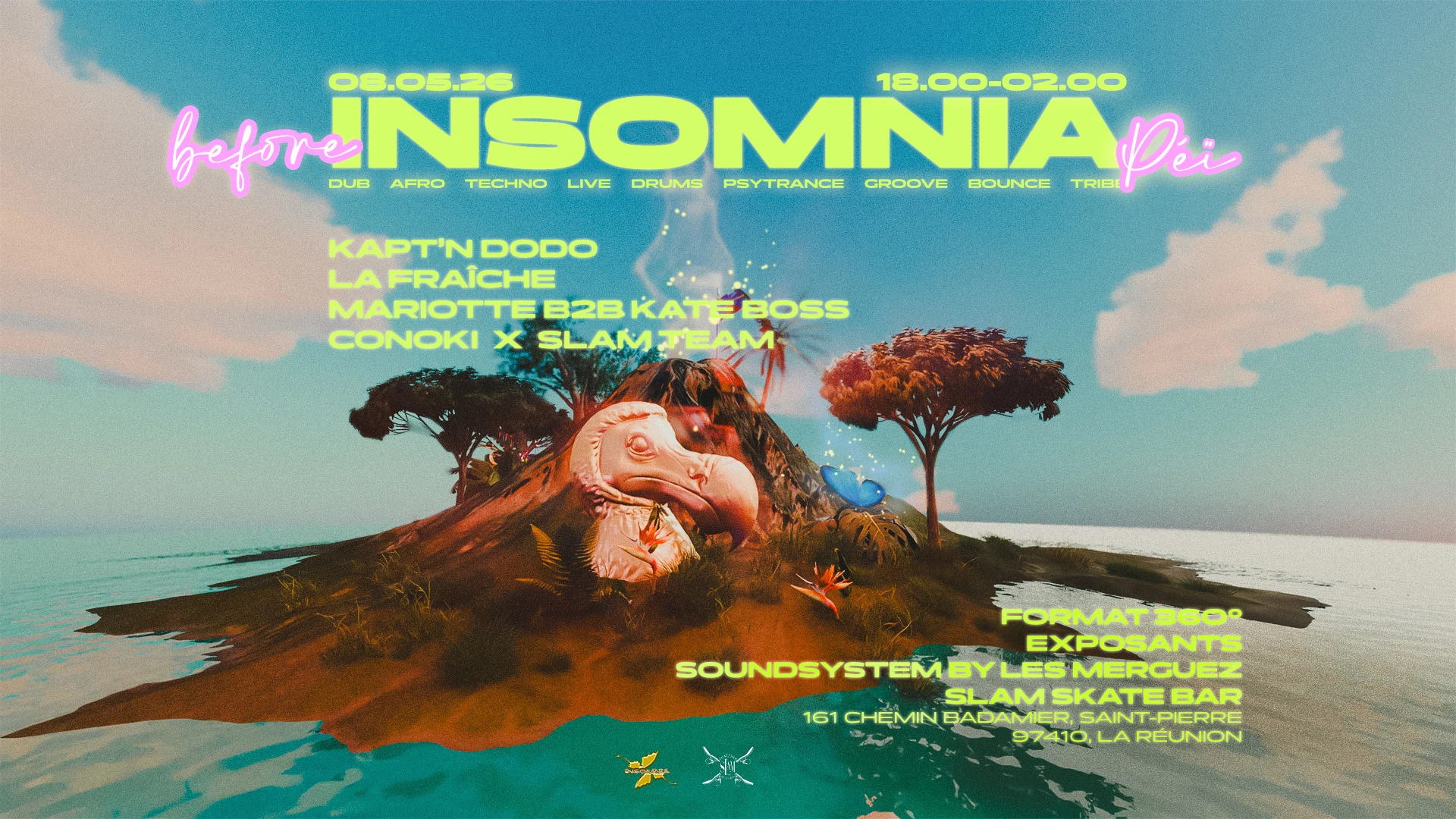 Insomnia X Slam #3 : Kapt’N Dodo, La Fraîche, Conoki & More
