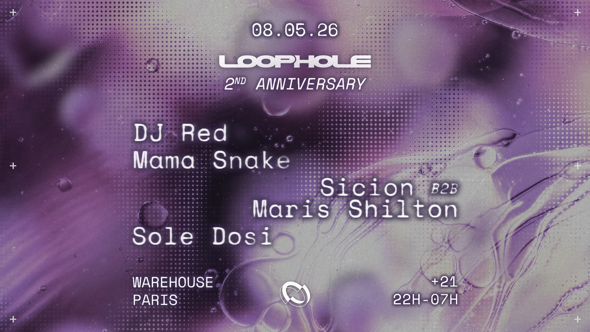 Loophole: Warehouse - Mama Snake, Dj Red, Sicion & More