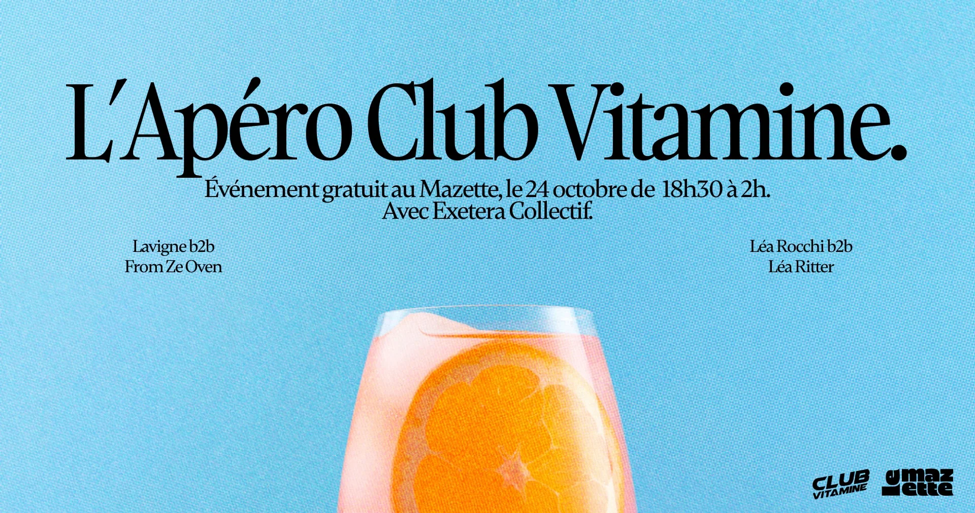 L'apéro Club Vitamine W/ Exetera Collectif