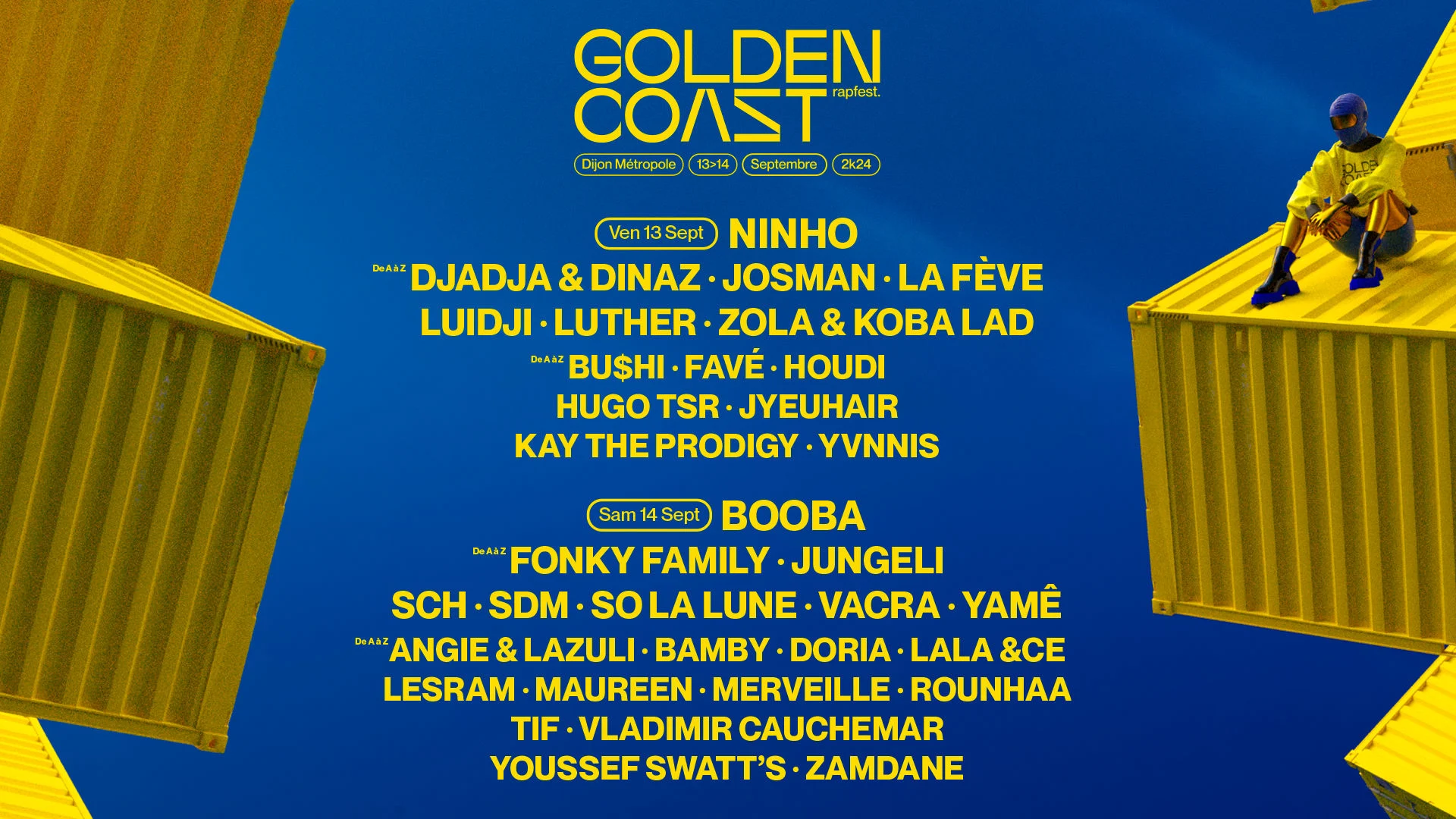 Golden Coast Festival - 13 & 14 Sept. 2024 Dijon