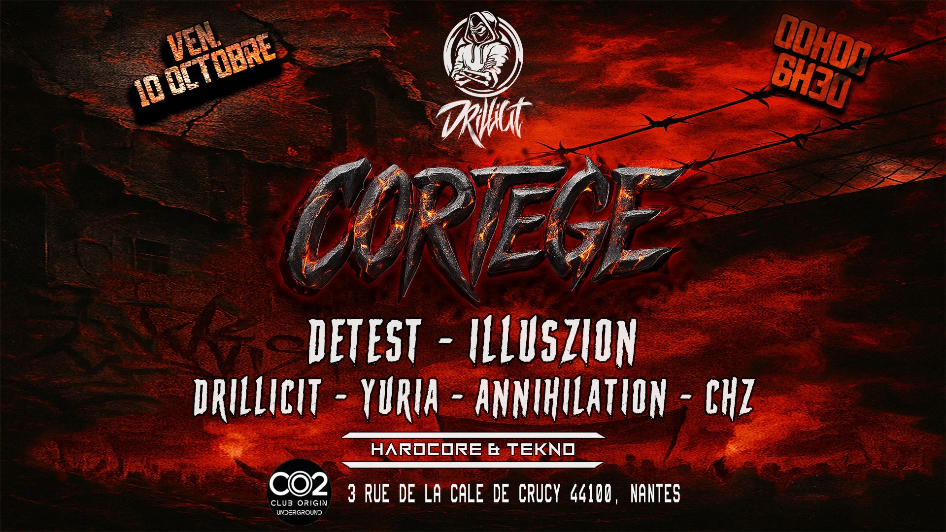 Cortege By Drillicit : Detest, Illuszion, Drillicit & More