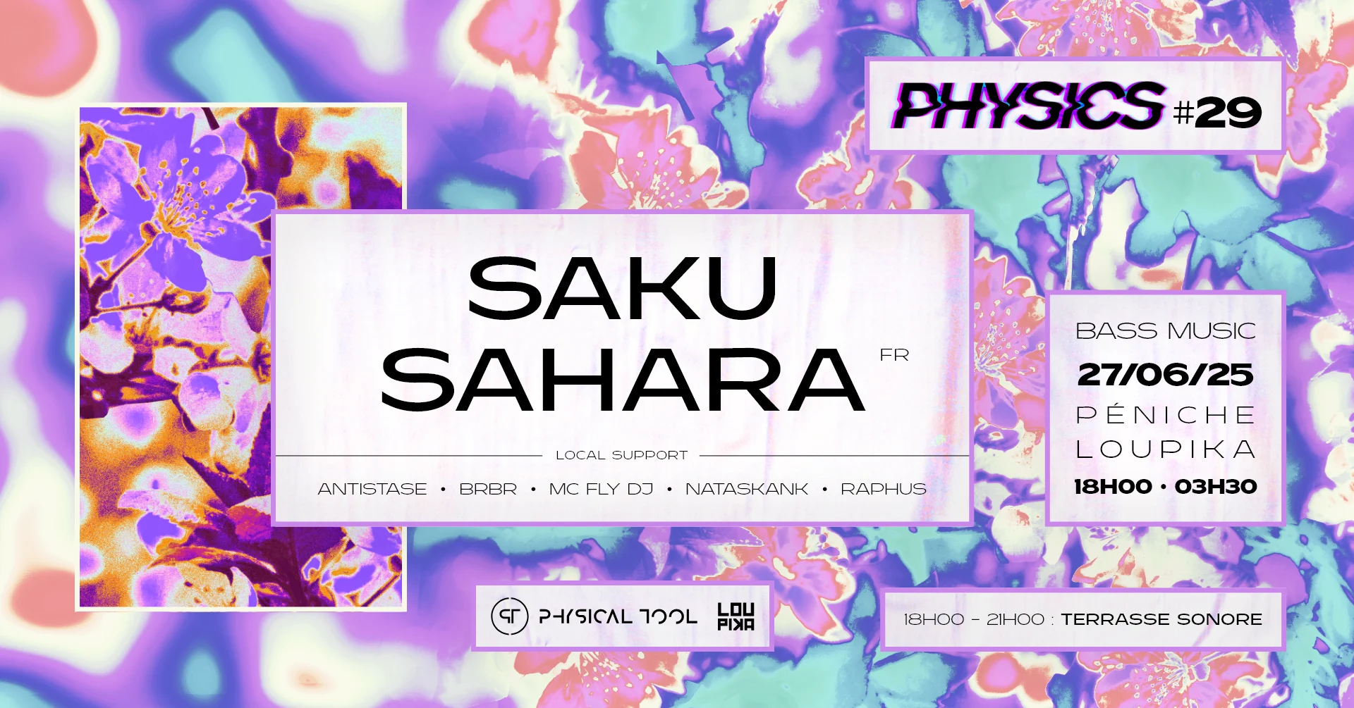 Physics #29 W/ Saku Sahara (Fr) & More