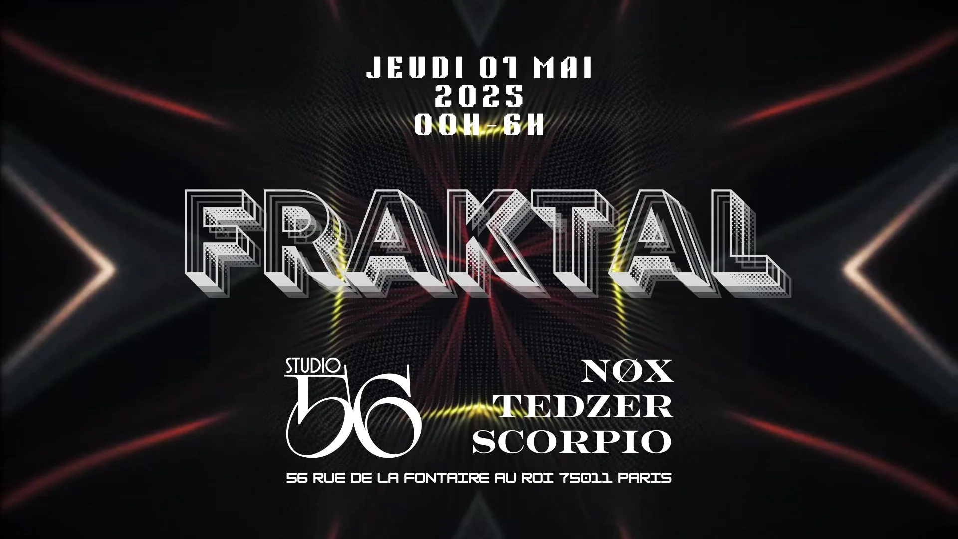 Fraktal Invite Nøx, Tedzer & Scorpio