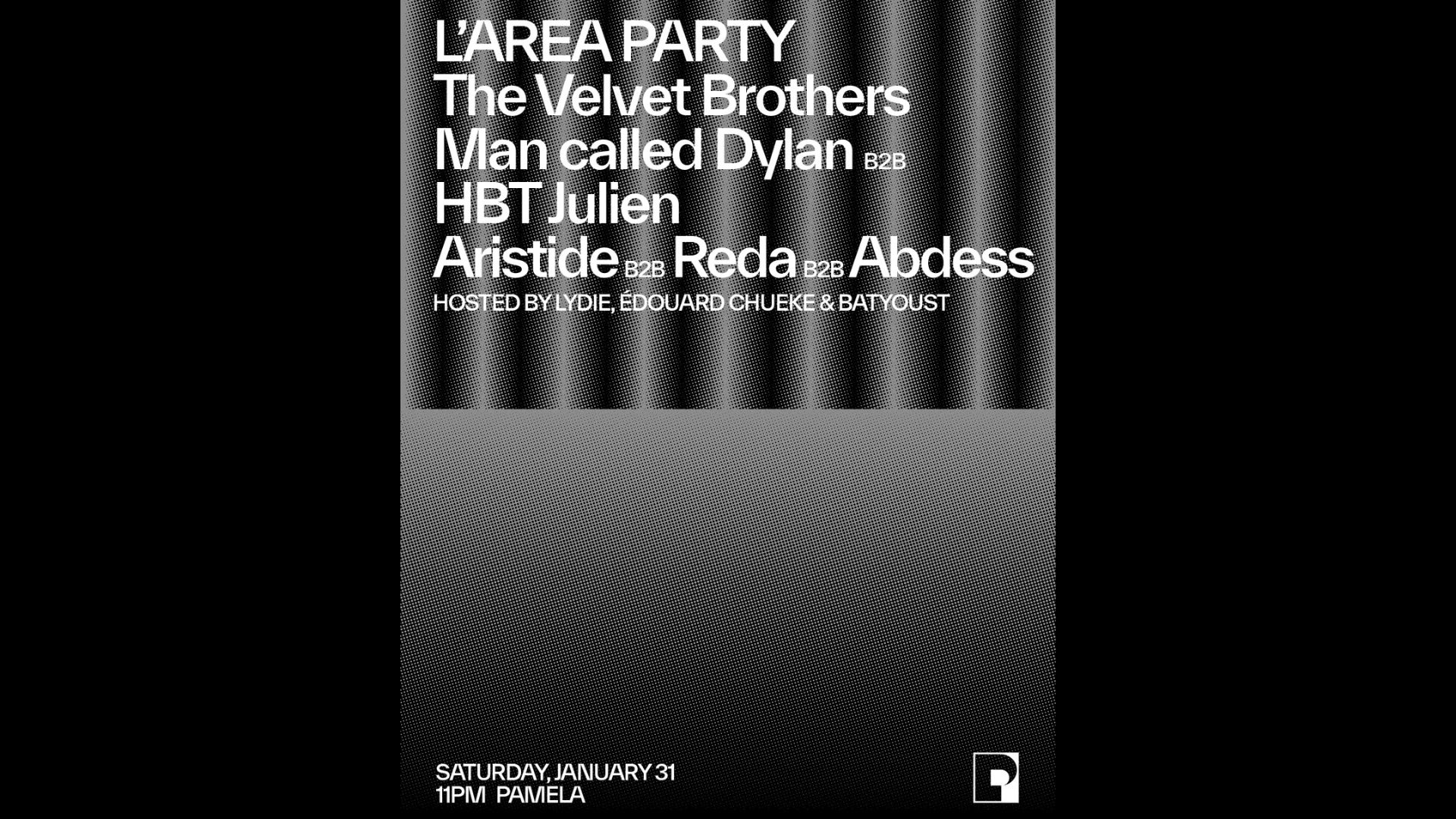 L'area Party - The Velvet Brothers, Aristide, Reda, Abdess..