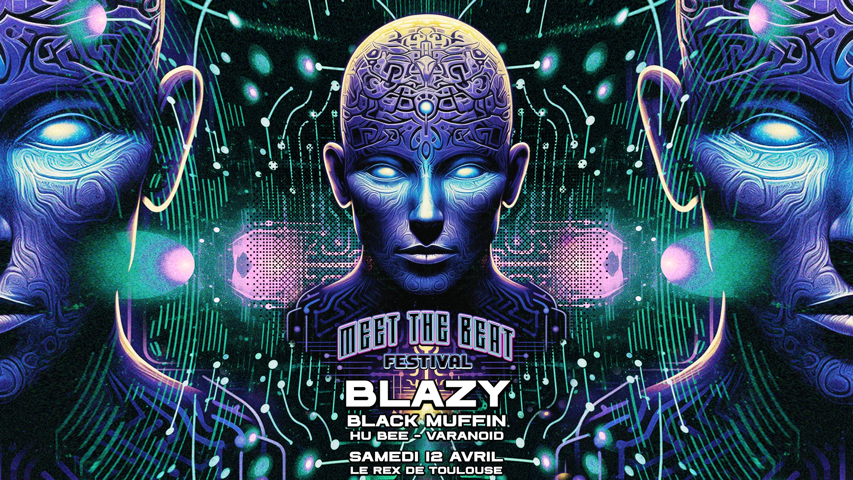 Meet The Beat Festival W. Blazy - Black Muffin -Varanoid..