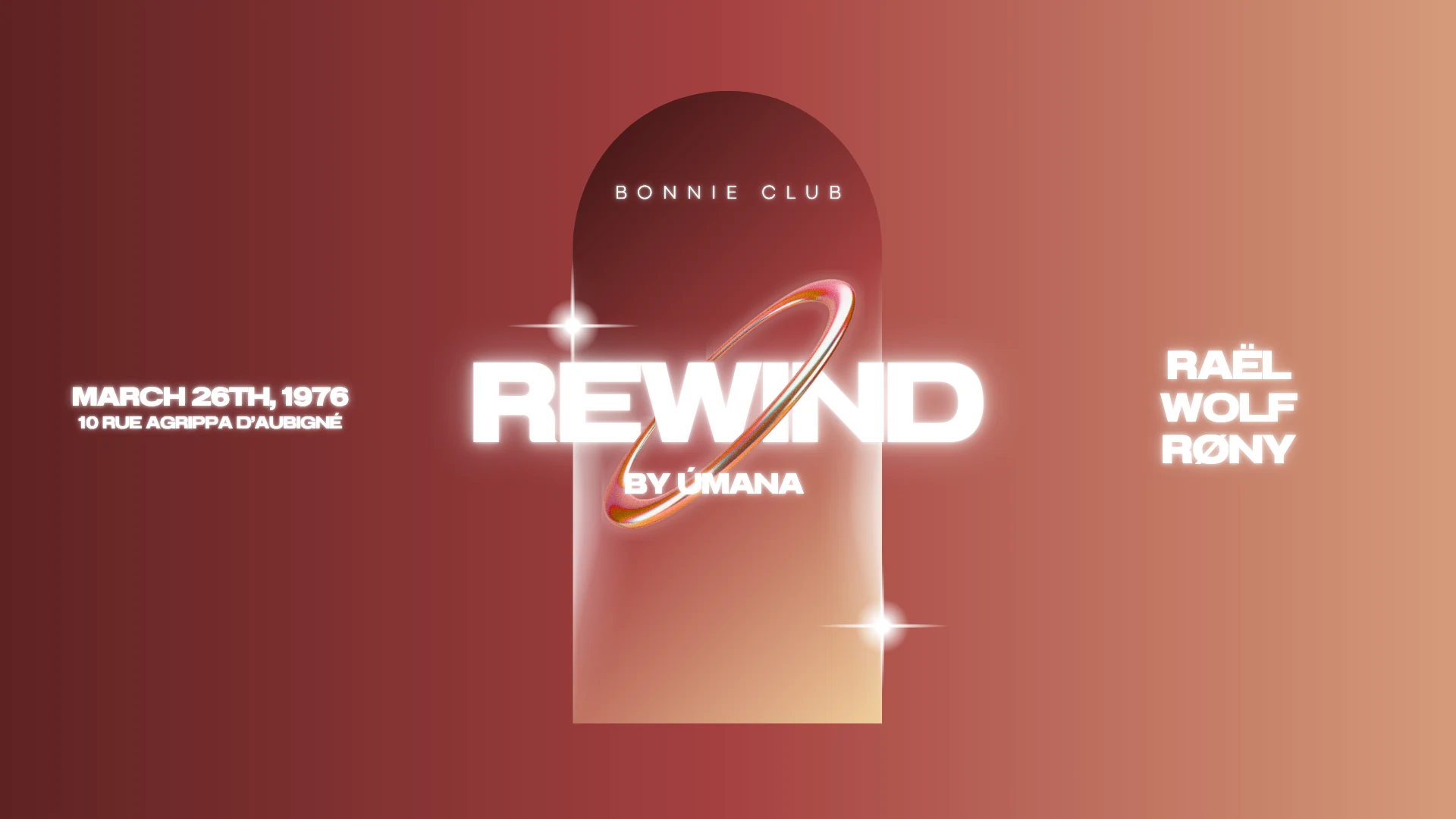 Rewind 26.03.1976 - Raël X Wolf X Røny