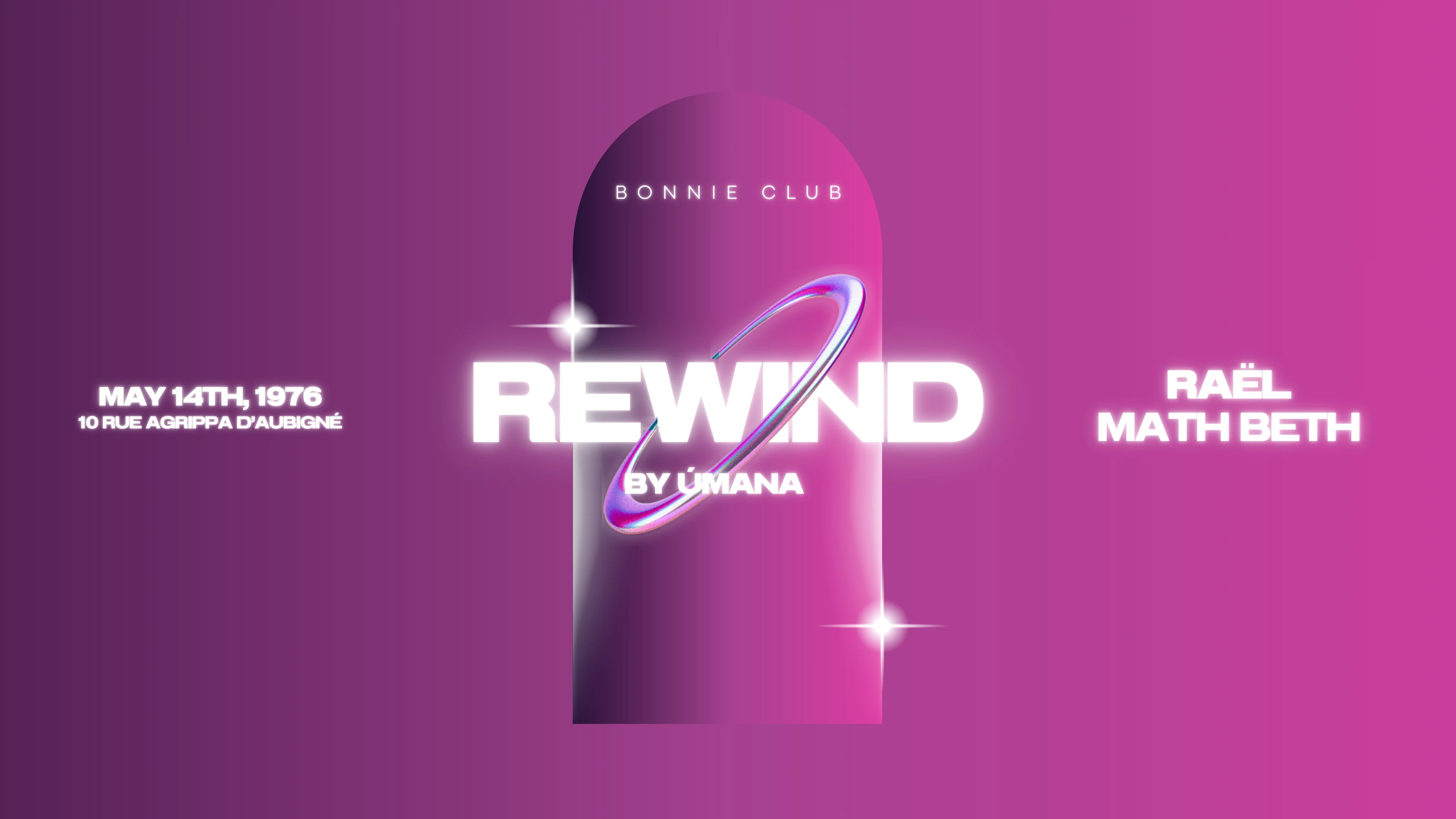 Rewind 14.05.1976 - Raël X Math Beth