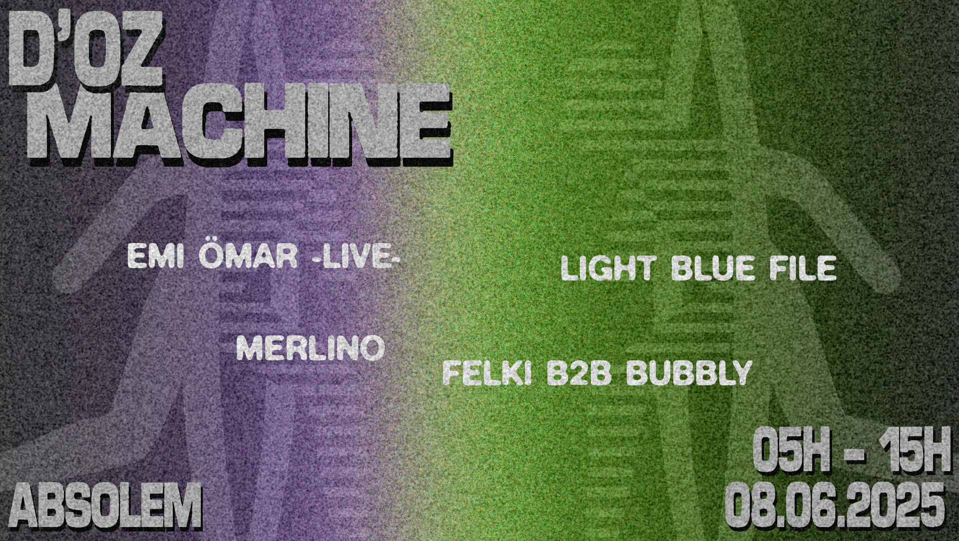 D'oz Machine Invite: Emi Ömar (Live), L.B.F. & Merlino
