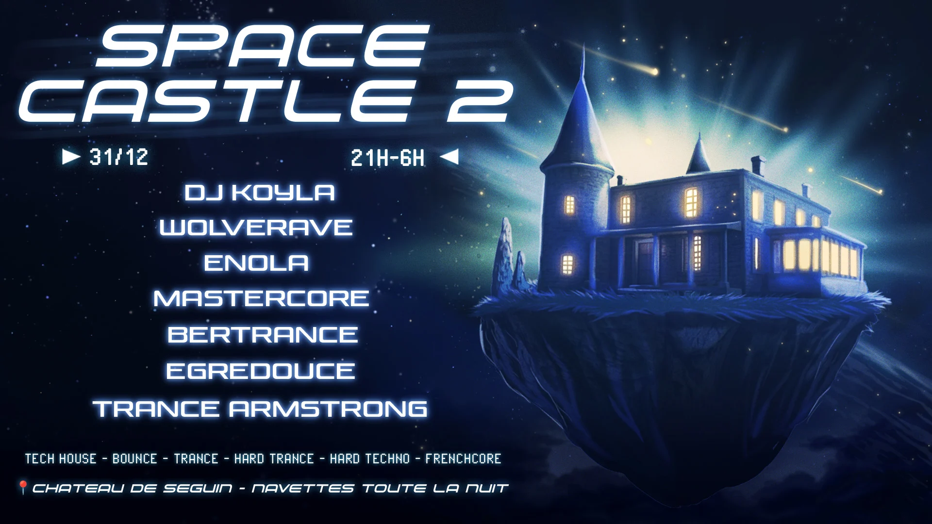 Space Castle 2 (Navettes Toute La Nuit)