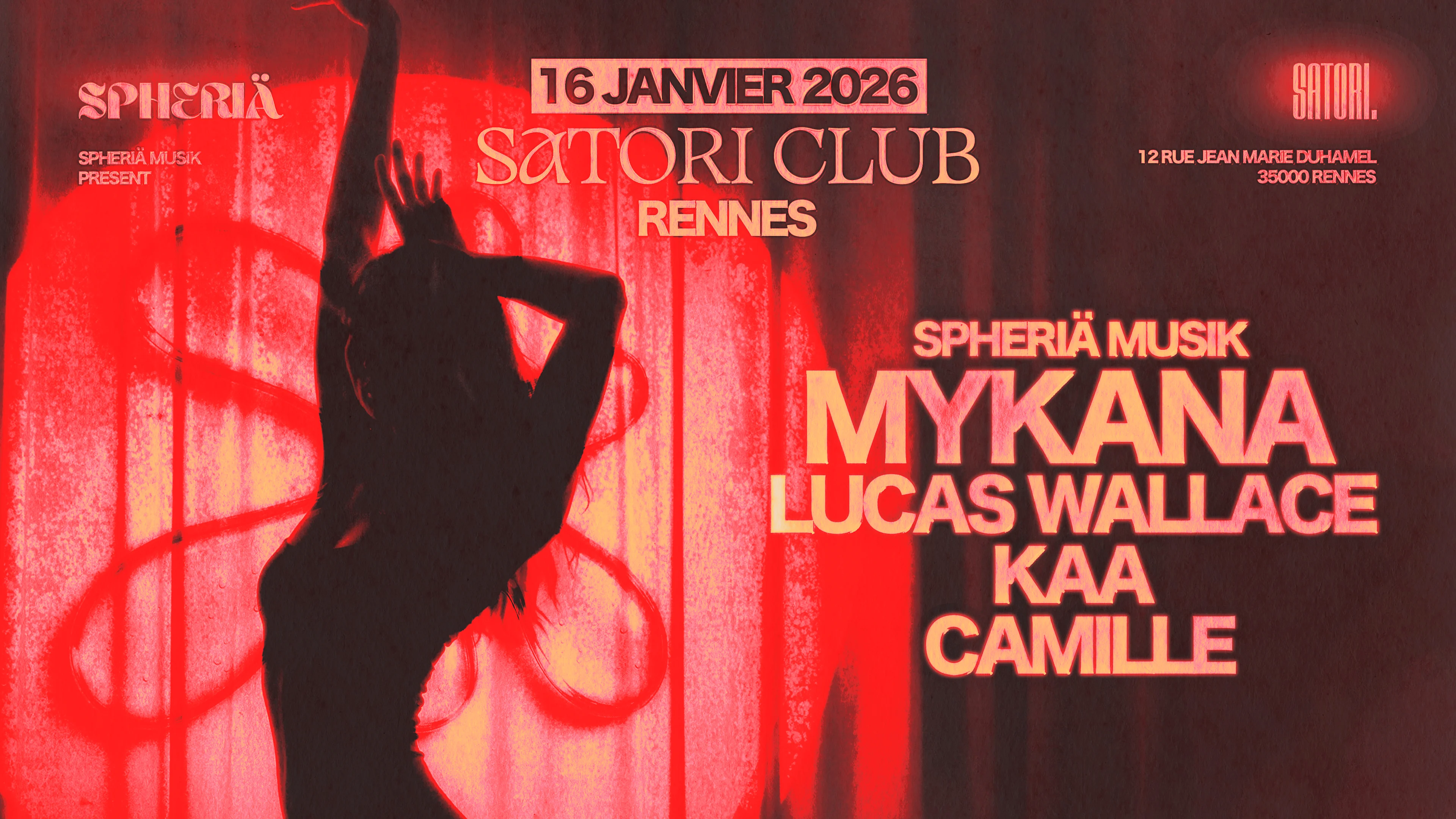 Spheriä - Satori Club - Vendredi 16 Janvier