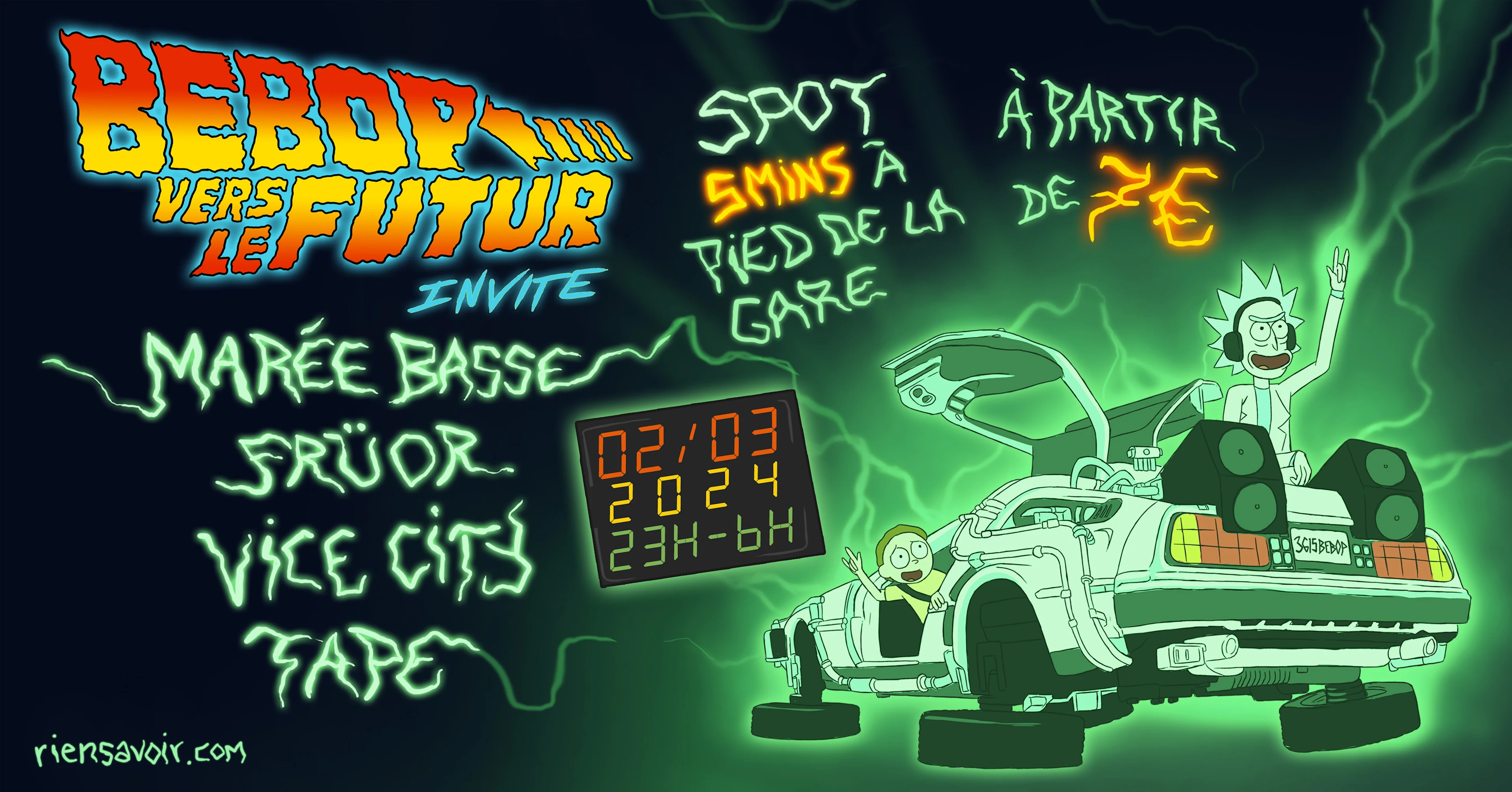 Bebop Vers Le Futur X Vice City, Marée Basse, Früor, Tape