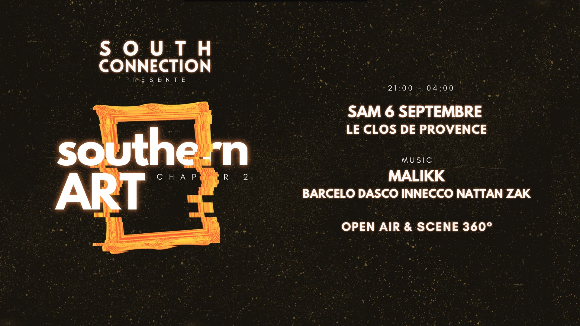 Southern Art Chapitre 2 - South Connection - Sam 6 Sept