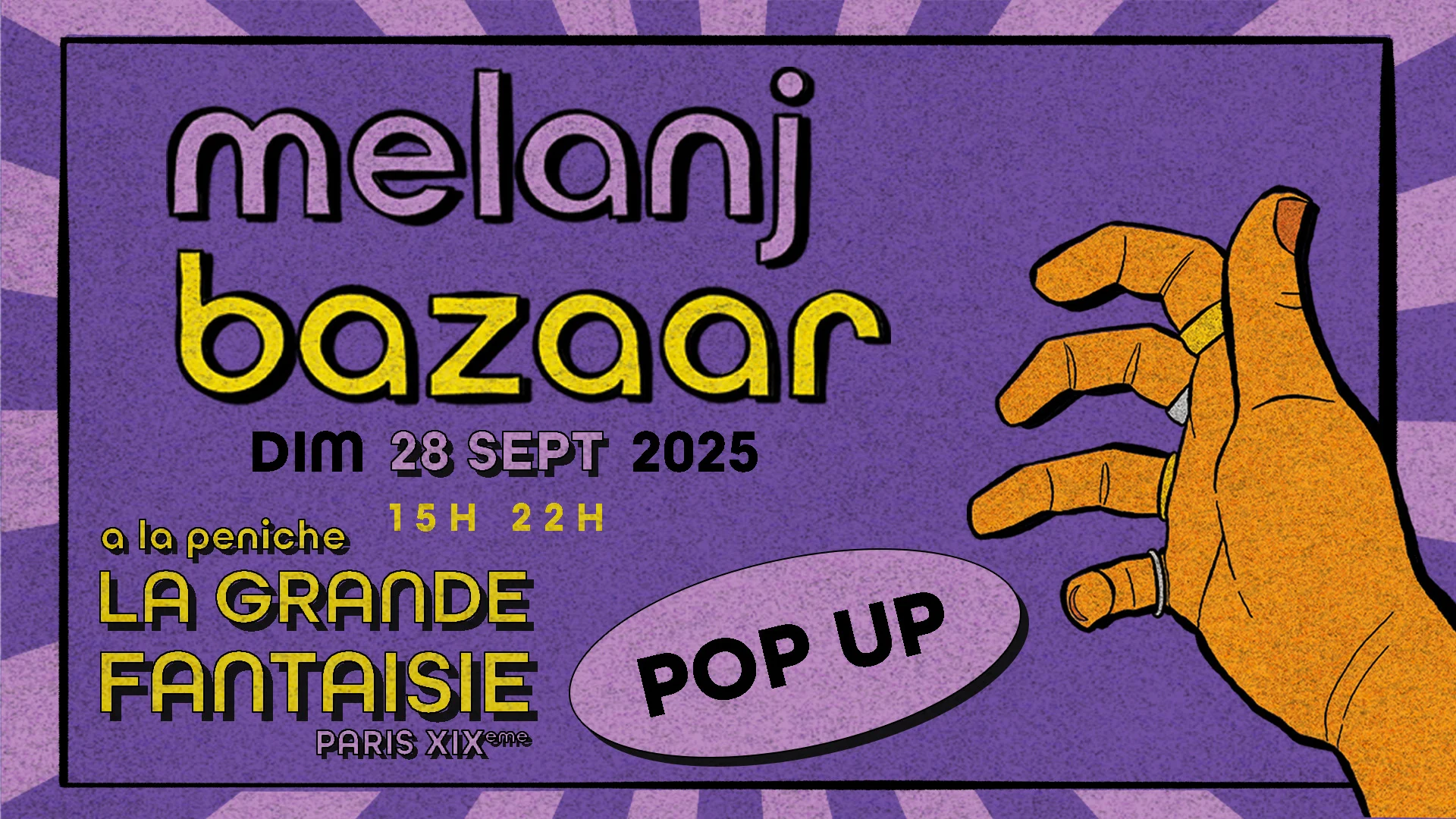 Pop Up Melanj Bazaar (1ère Édition)