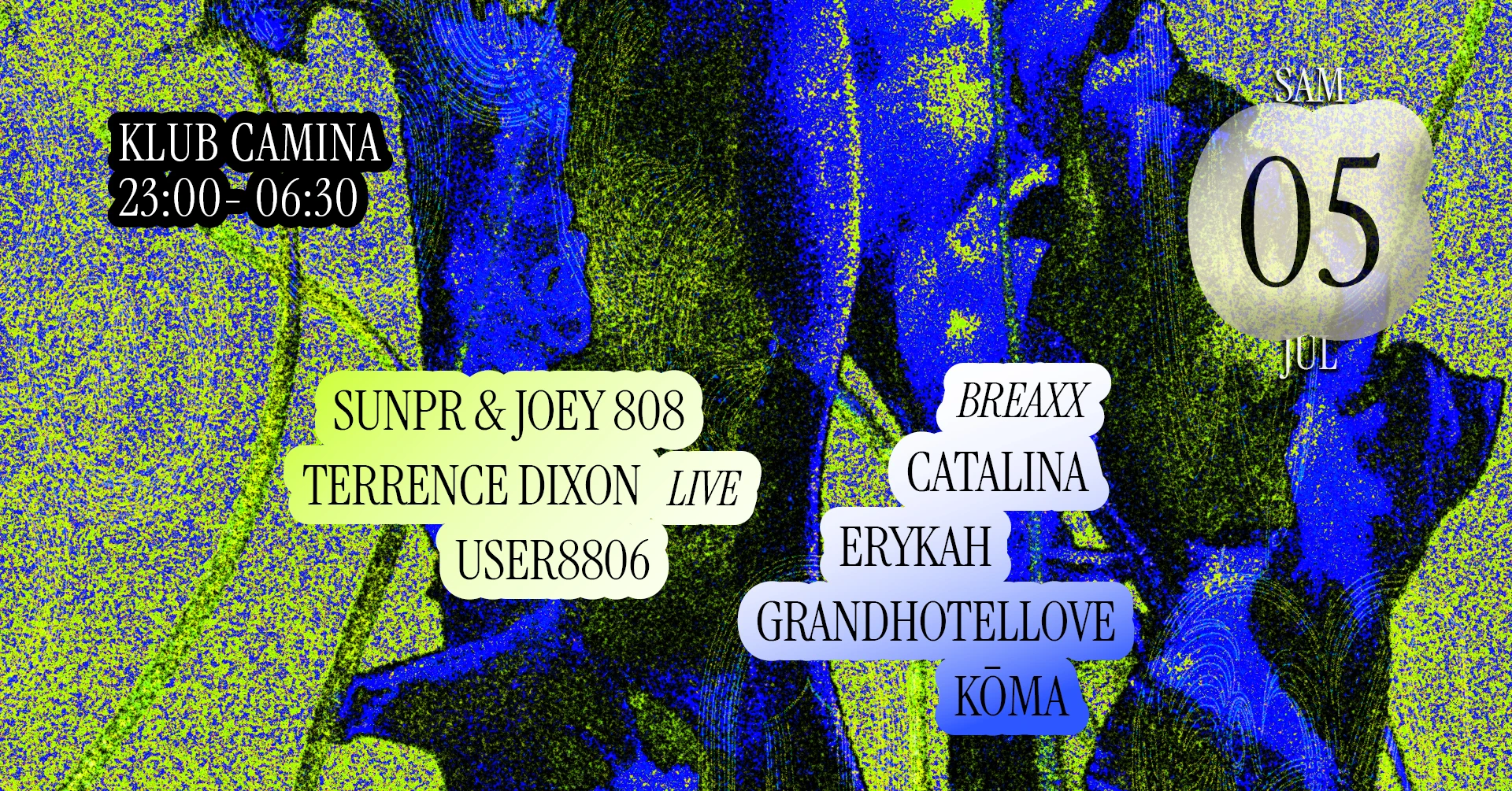 Klub Camina [Terrence Dixon Live, Catalina, Erykah, Koma,&+]