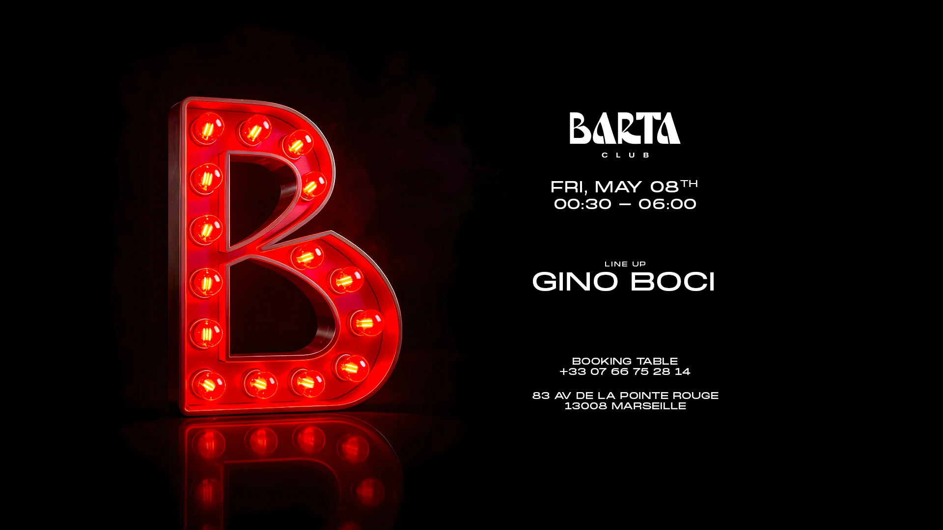 Gino Boci - Vendredi 8 Mai 2026