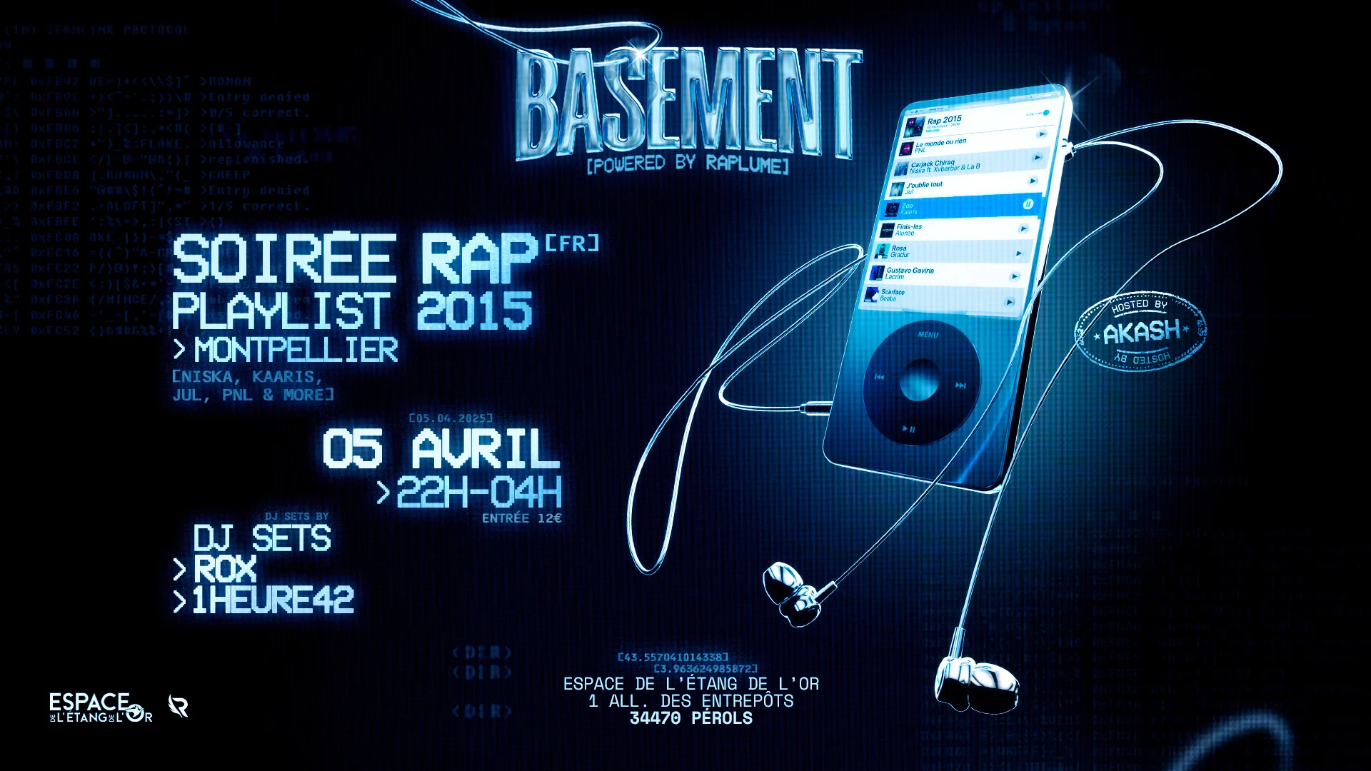 Soirée Rap 2015 : Basement Montpellier By Raplume