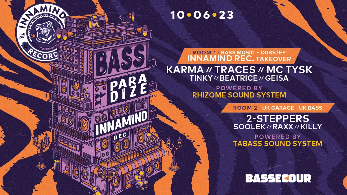 Bass Paradize X Innamind Recordings W/ Karma, Traces & More