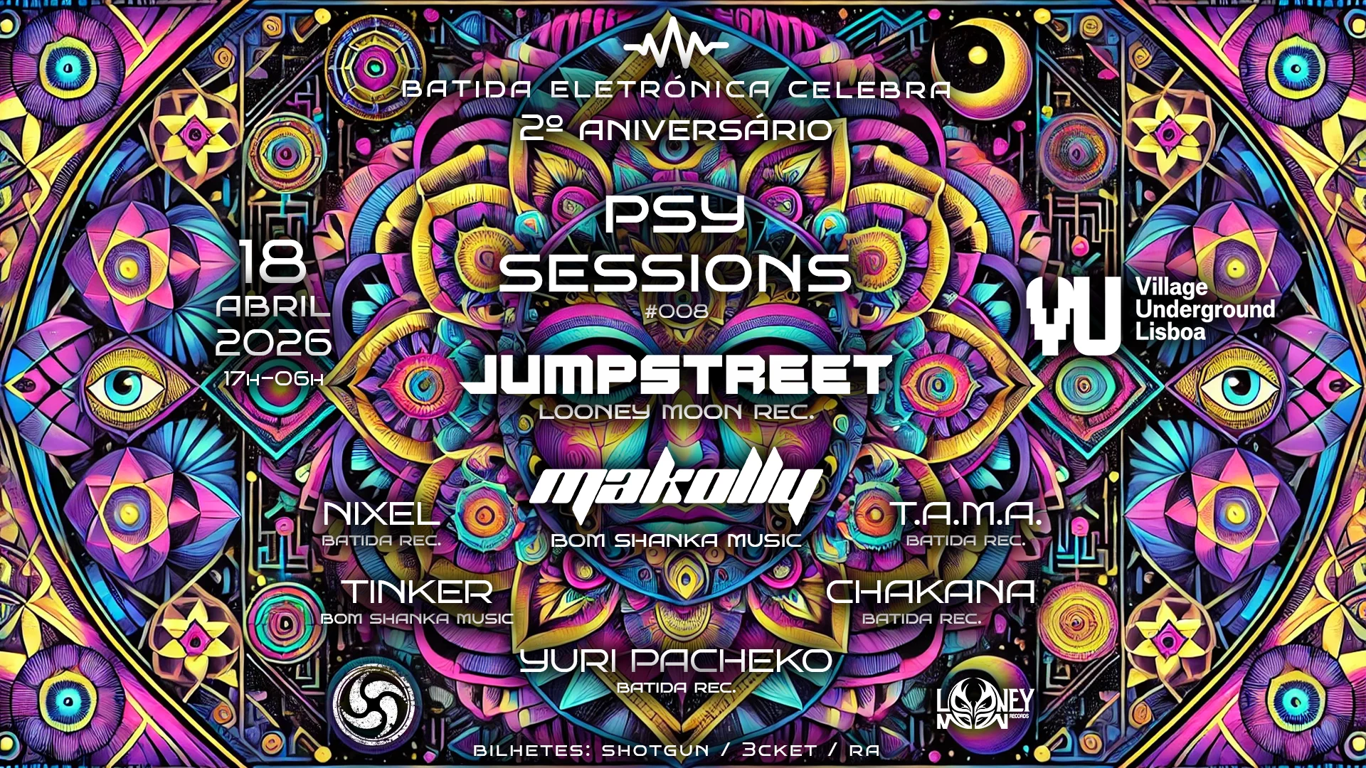 Batida Eletrónica: 2.° Aniversário - Psy Sessions #008
