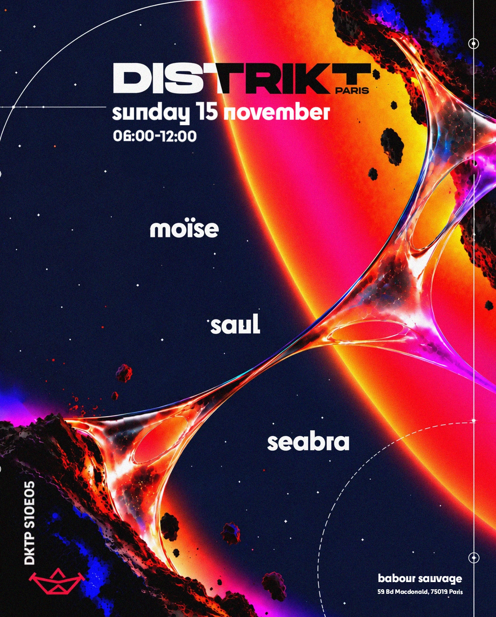 Distrikt [After Cabaret Sauvage]: Moïse, Saul, Seabra