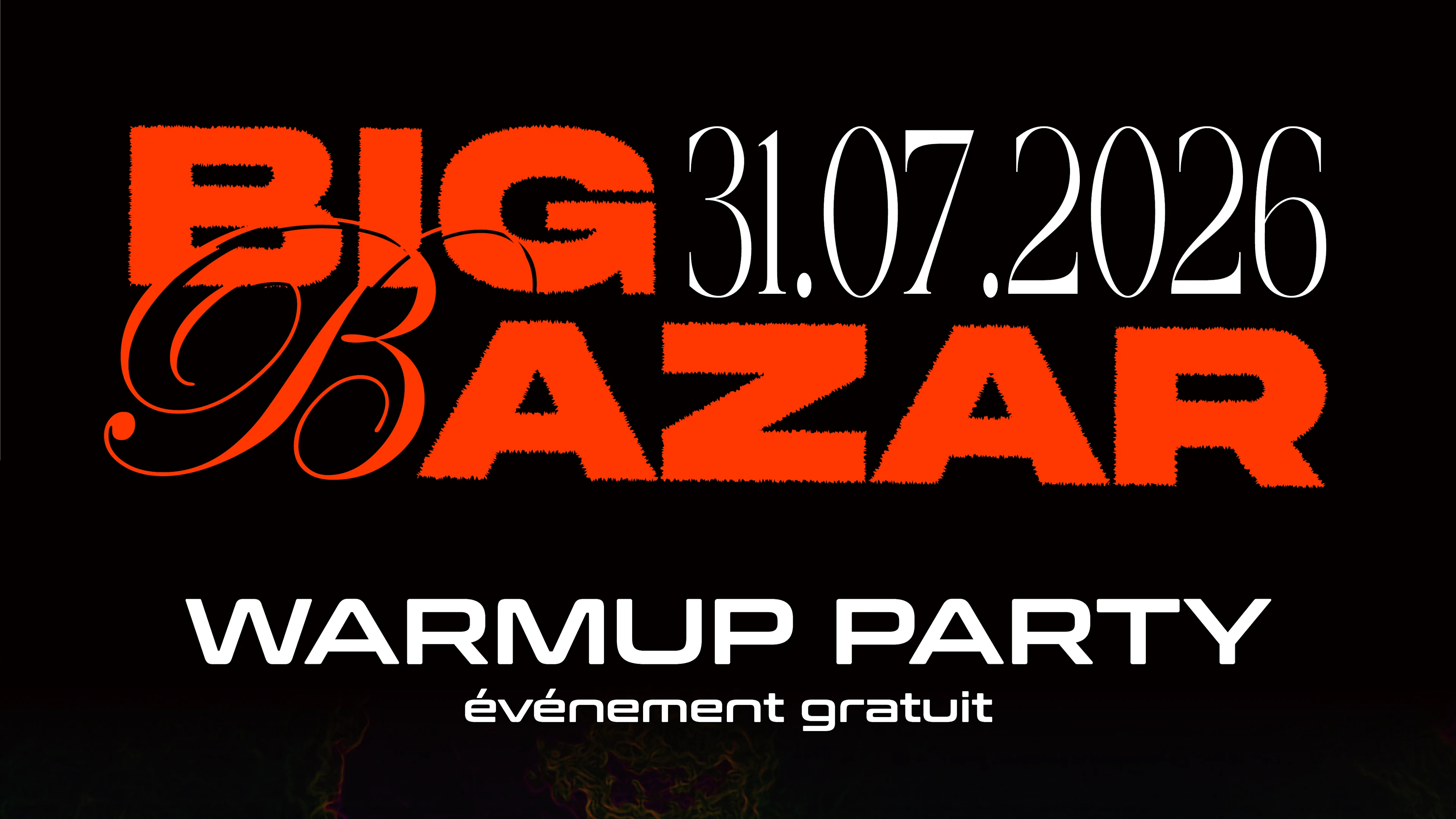 Big Bazar Warm Up Party