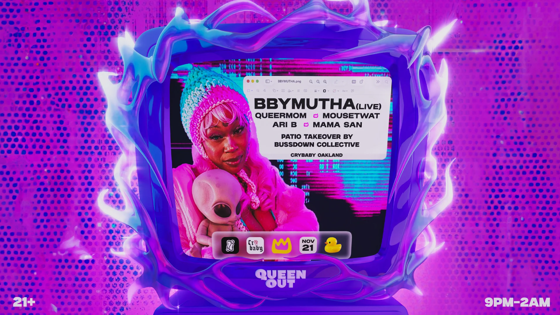 Queen Out W/ Bbymutha (Live) + Friends!