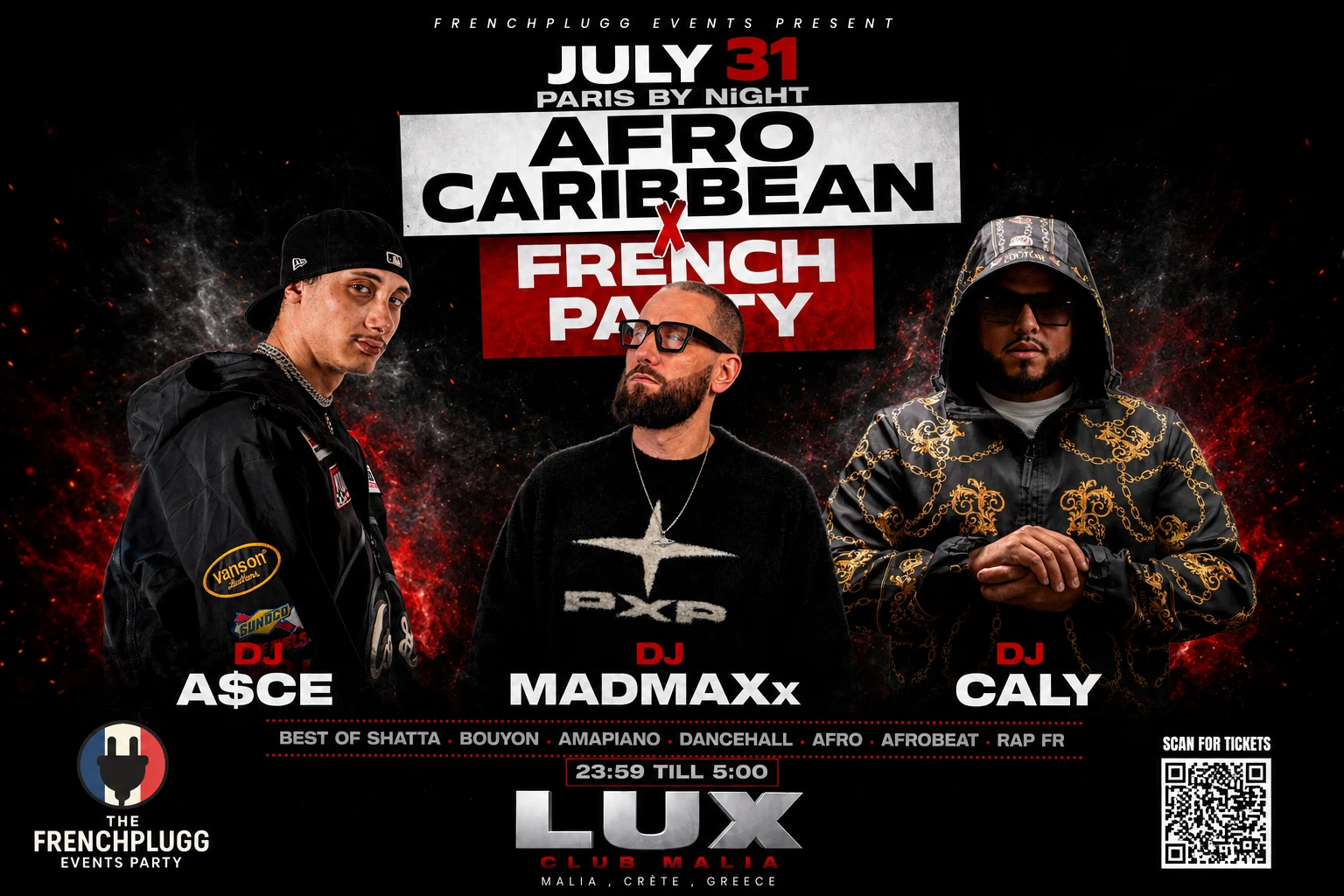 Paris By Night After Party With Dj Madmaxx & Dj A$Ce