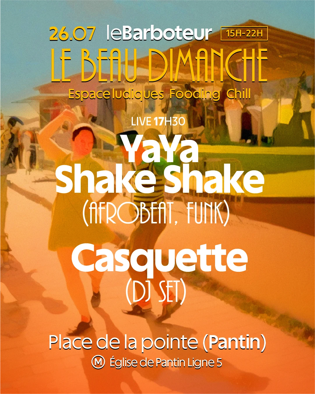 Le Beau Dimanche : Yaya Shake Shake (Live) + Casquette