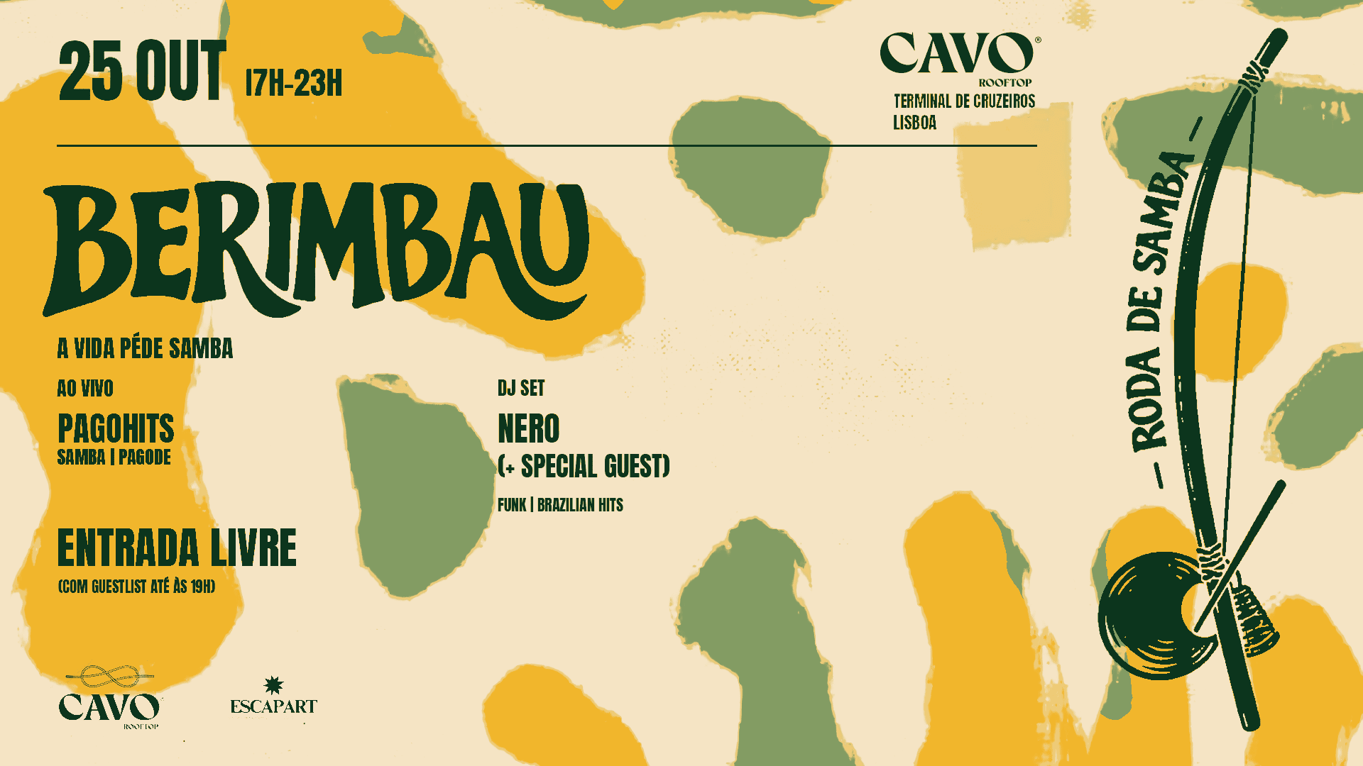 Berimbau Samba & Pagode - Last Summer Dance (Free Entry)