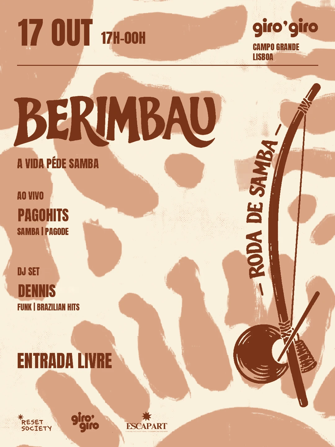 Berimbau Samba & Pagode - Free Entry