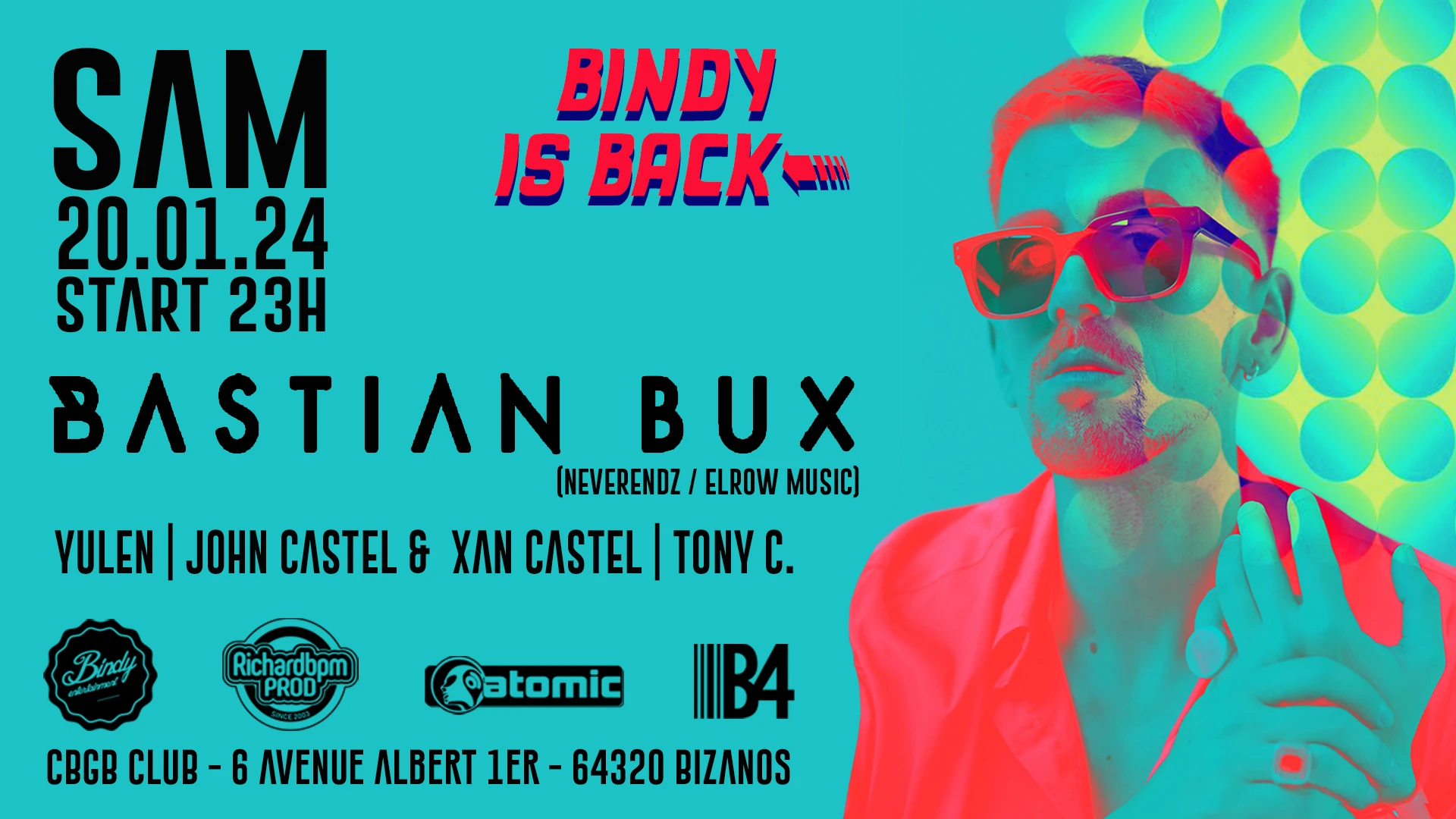 Bindy Is Back - Bastian Bux (Neverendz / Elrow Music)
