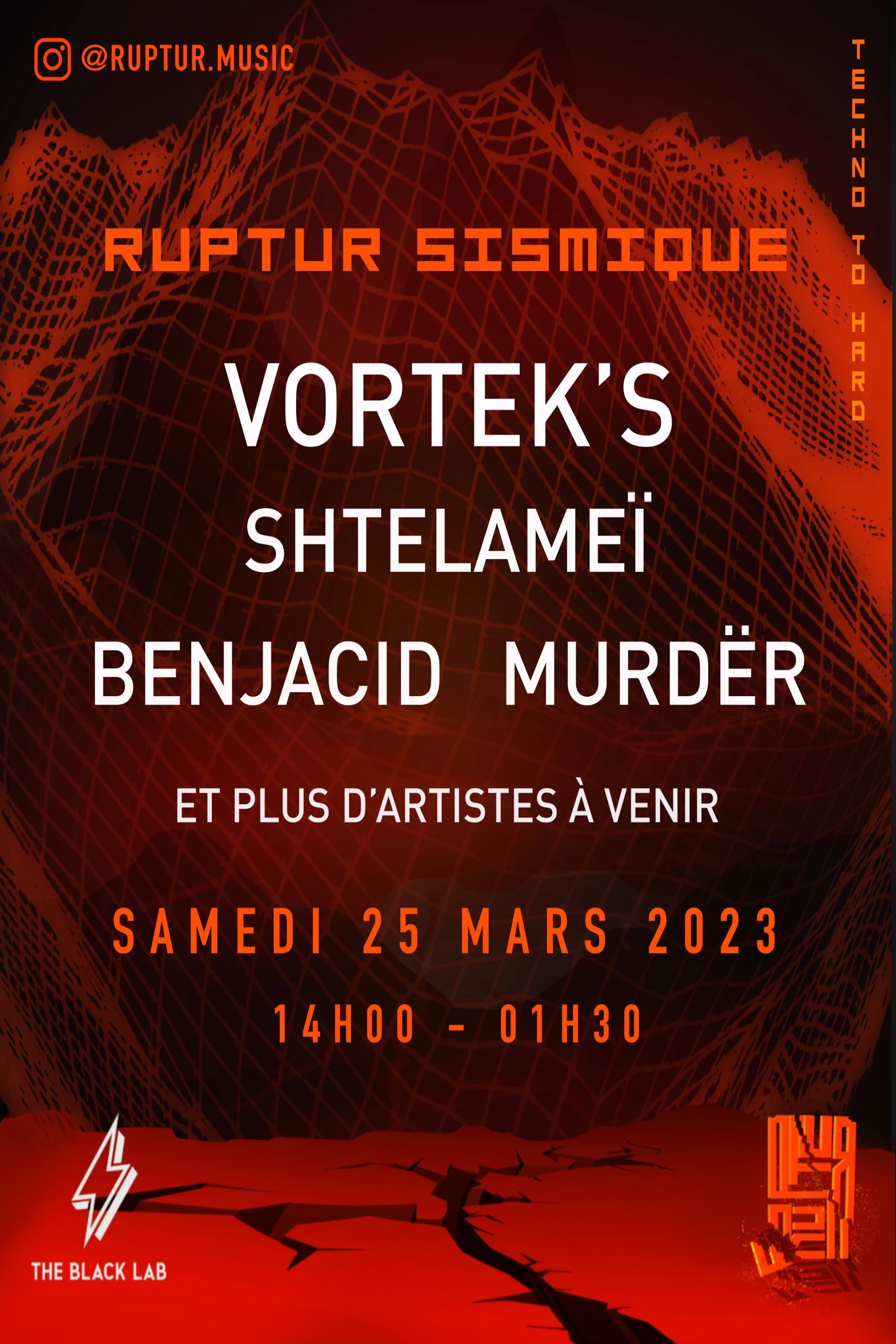Ruptur Sismique - Vortek's, Shtelameï, Murdër, Benjacid