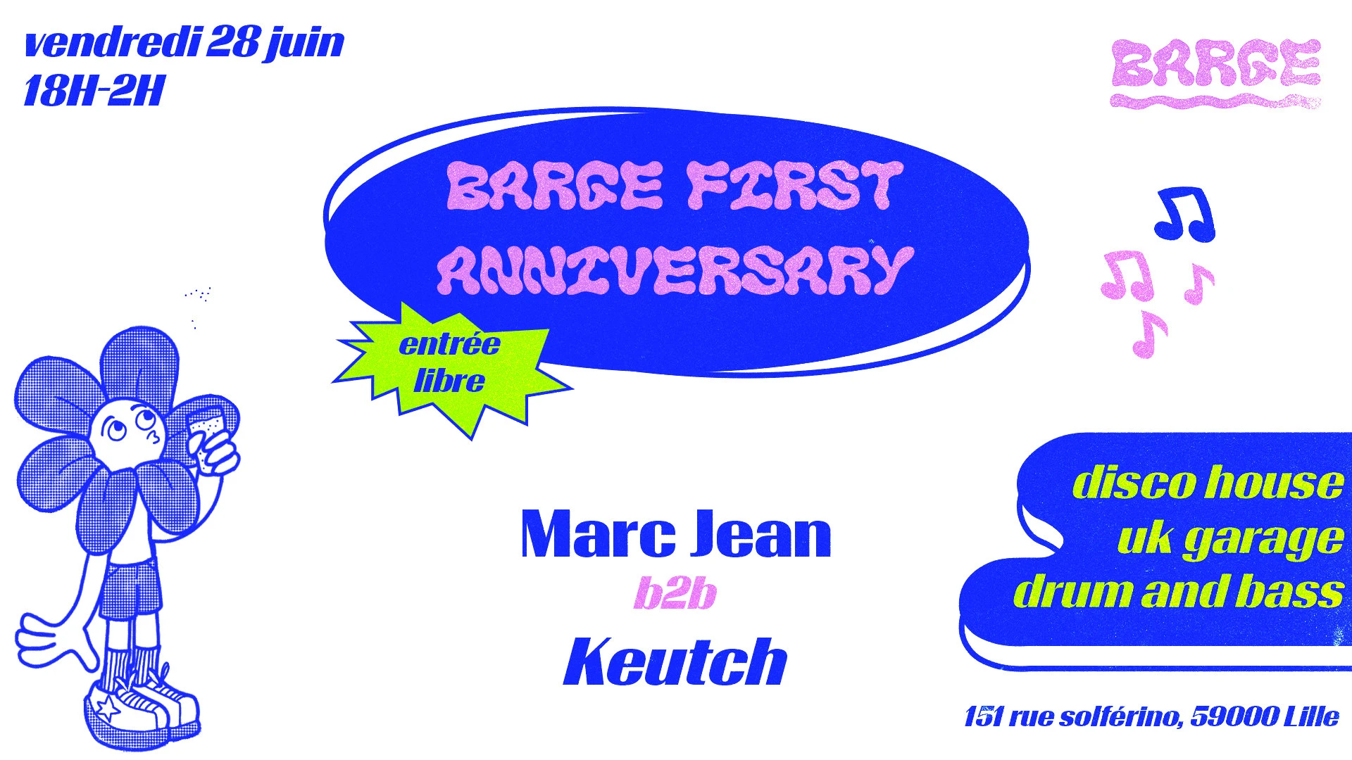 Barge First Anniversary — Marc Jean B2b Keutch