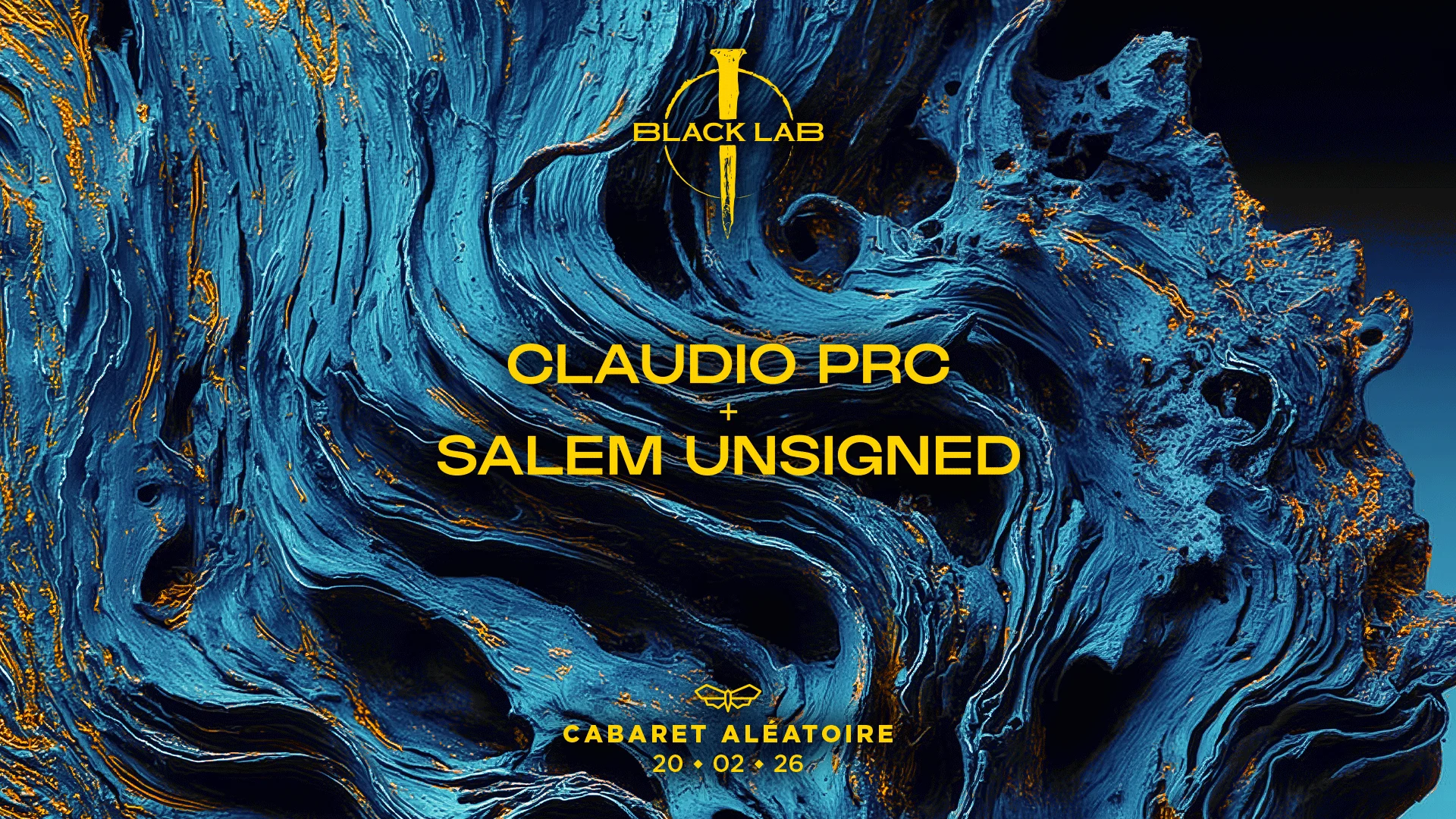 20/02 | Club Cabaret : Black Lab Invite Claudio Prc