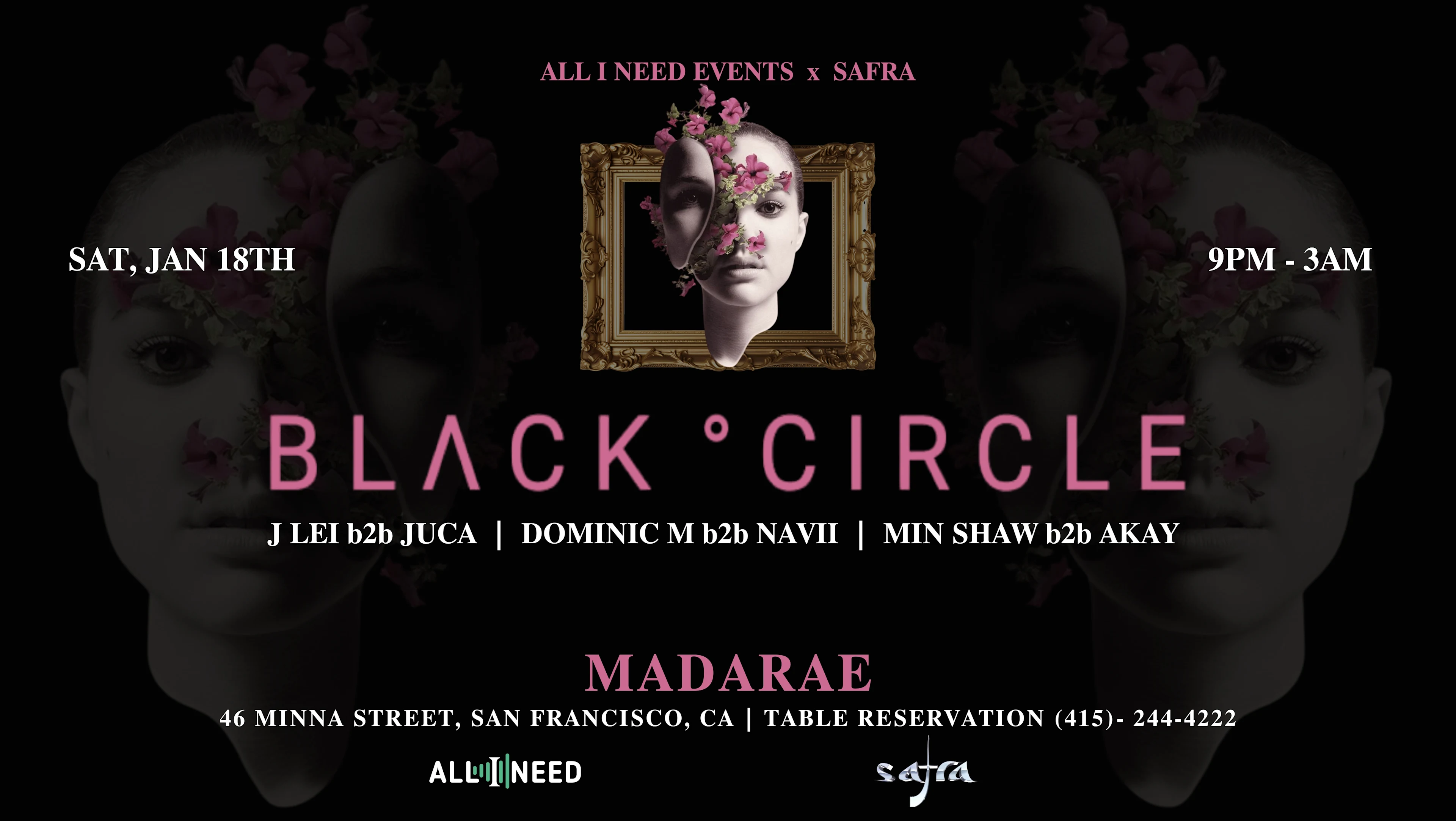 Black Circle At Madarae San Francisco
