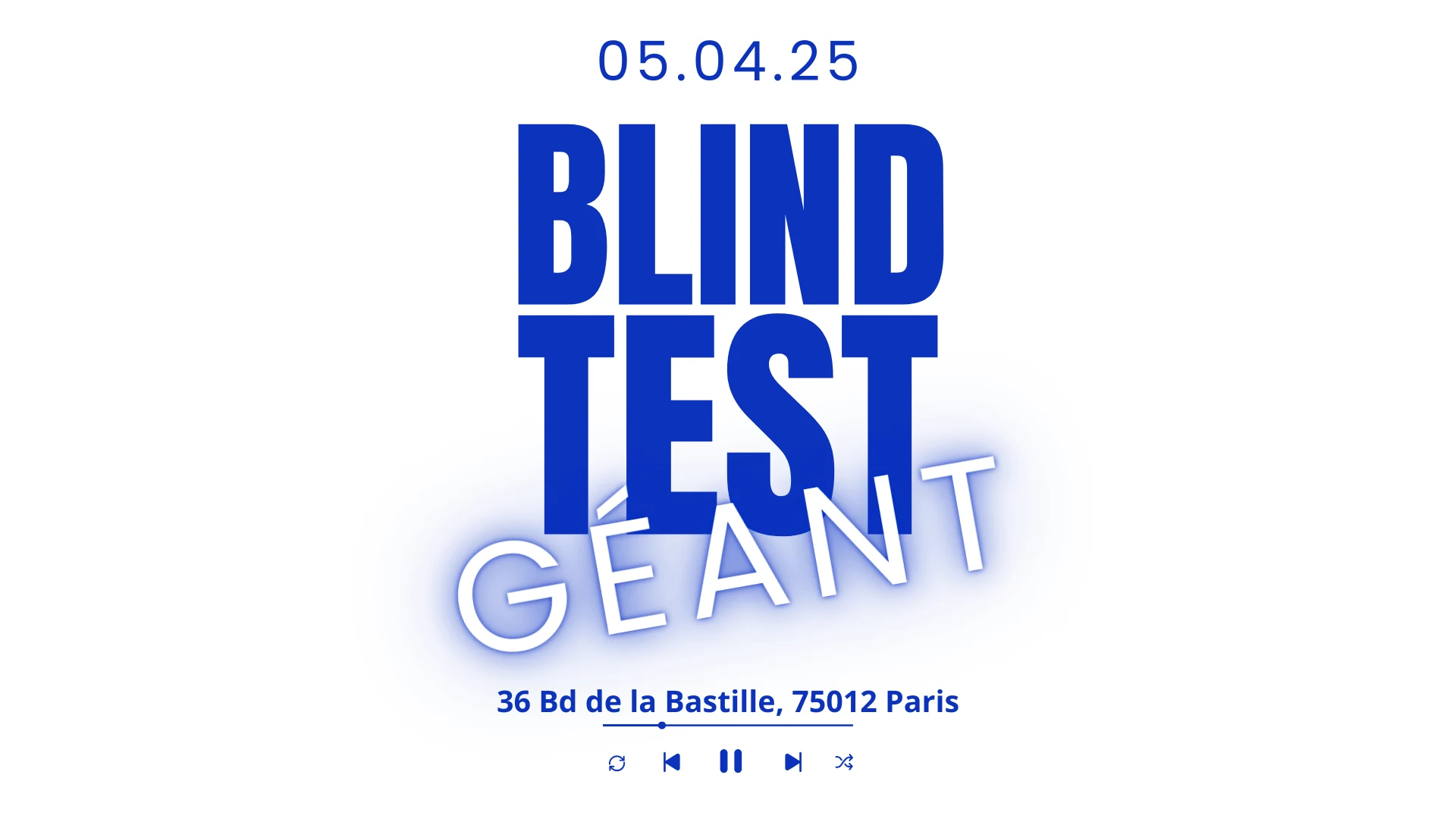 Blind Test Geant By Guru 2