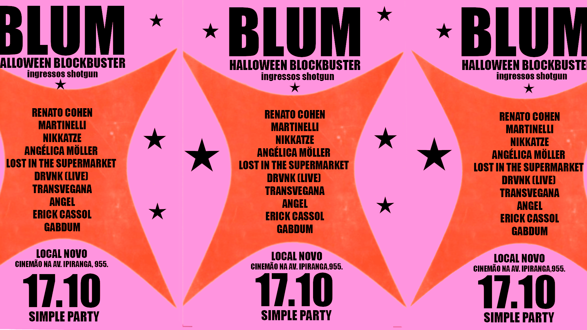 Blum 17.10 - Halloween Hollywood Blockbuster