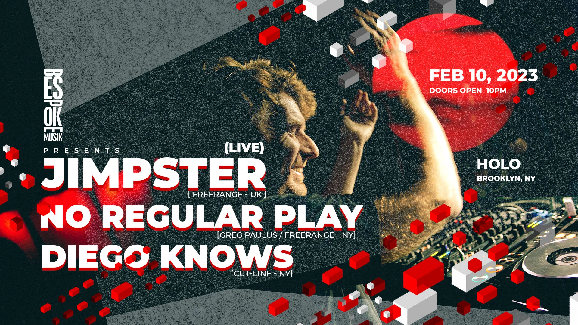Bespoke Musik : Jimpster (Live) / No Regular Play
