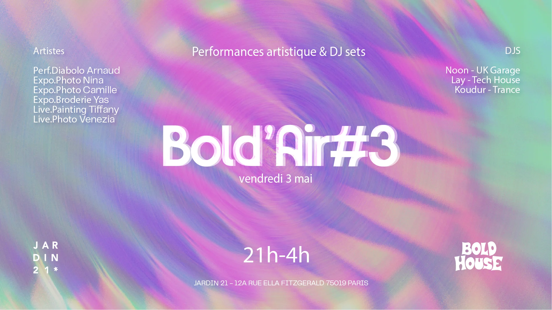 Bold'air #3 ~ Open Air