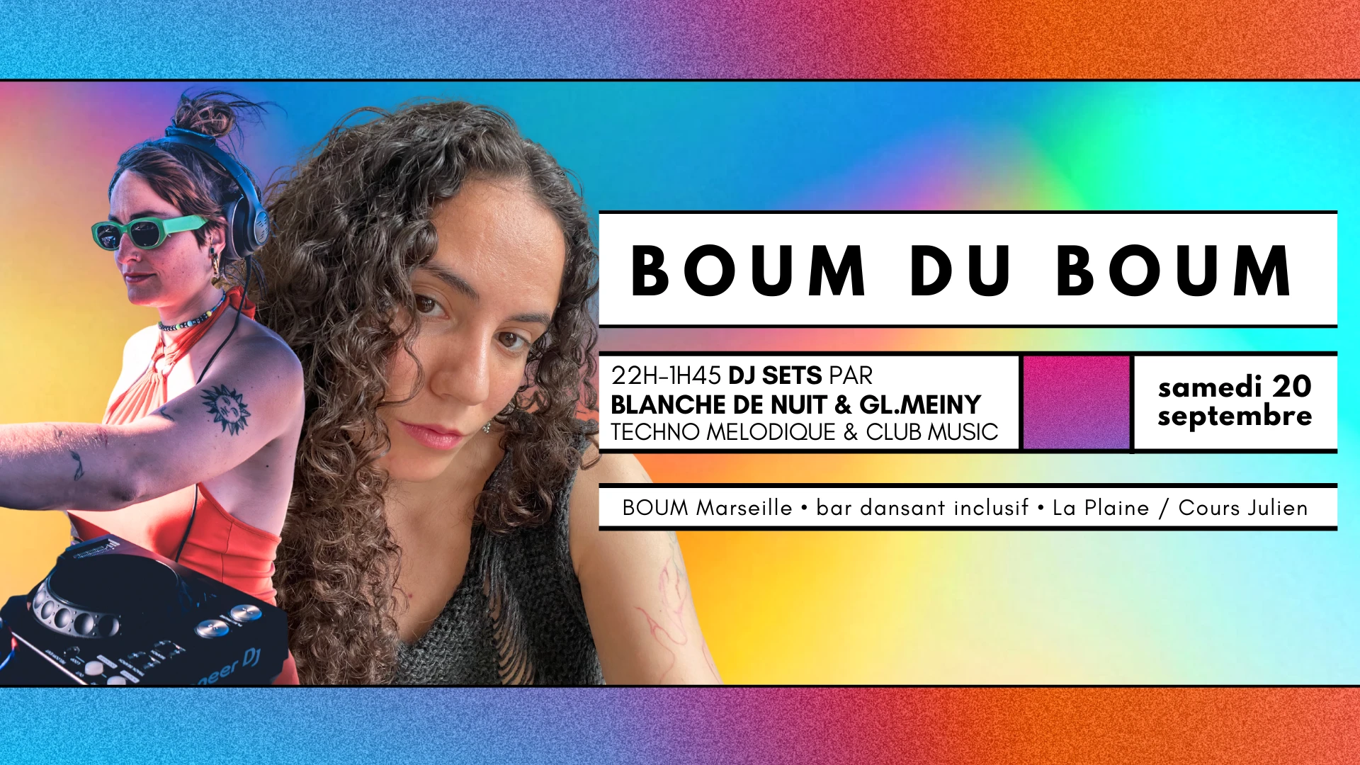 Boum Du Boum - Dj Set By Blanche De Nuit & Gl.Meiny