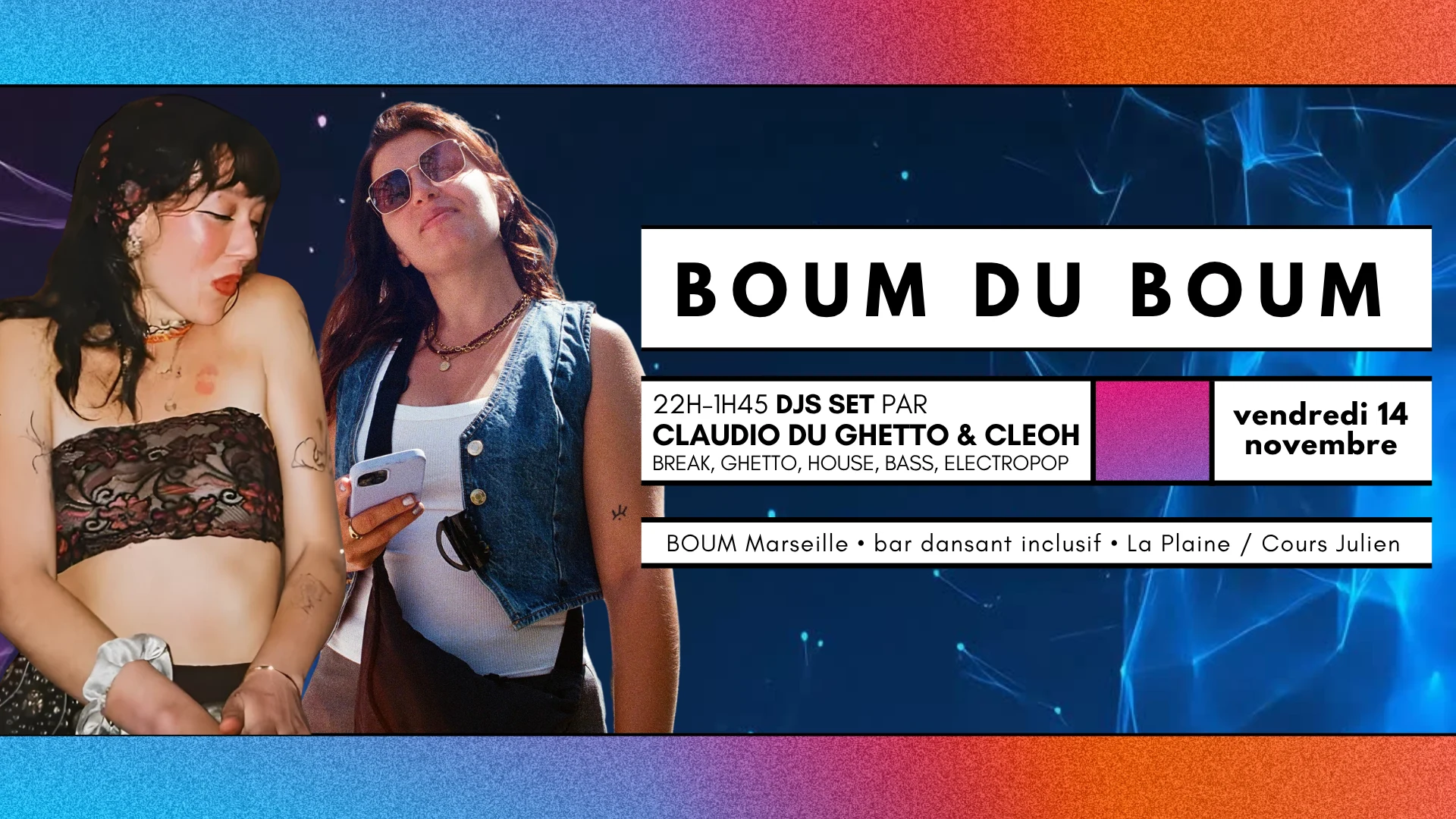 Boum Du Boum - Dj Sets Par Claudio Du Ghetto & Cleoh