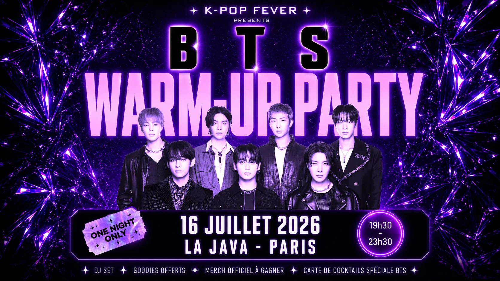 K-Pop Fever : Bts Warm-Up Party