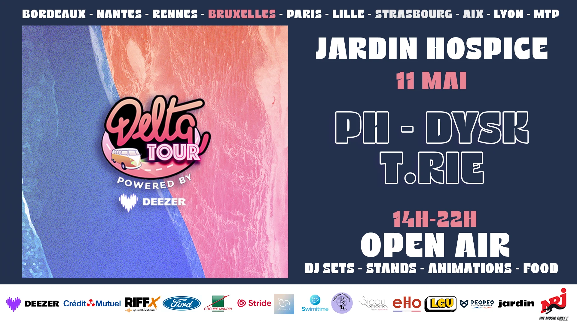 Open Air : Delta Tour X Jardin Hospice - Bruxelles