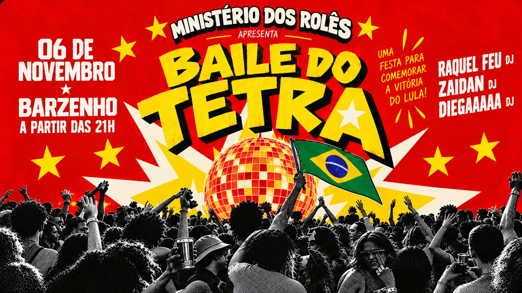Ministério Dos Rolês Apresenta: Baile Do Tetra