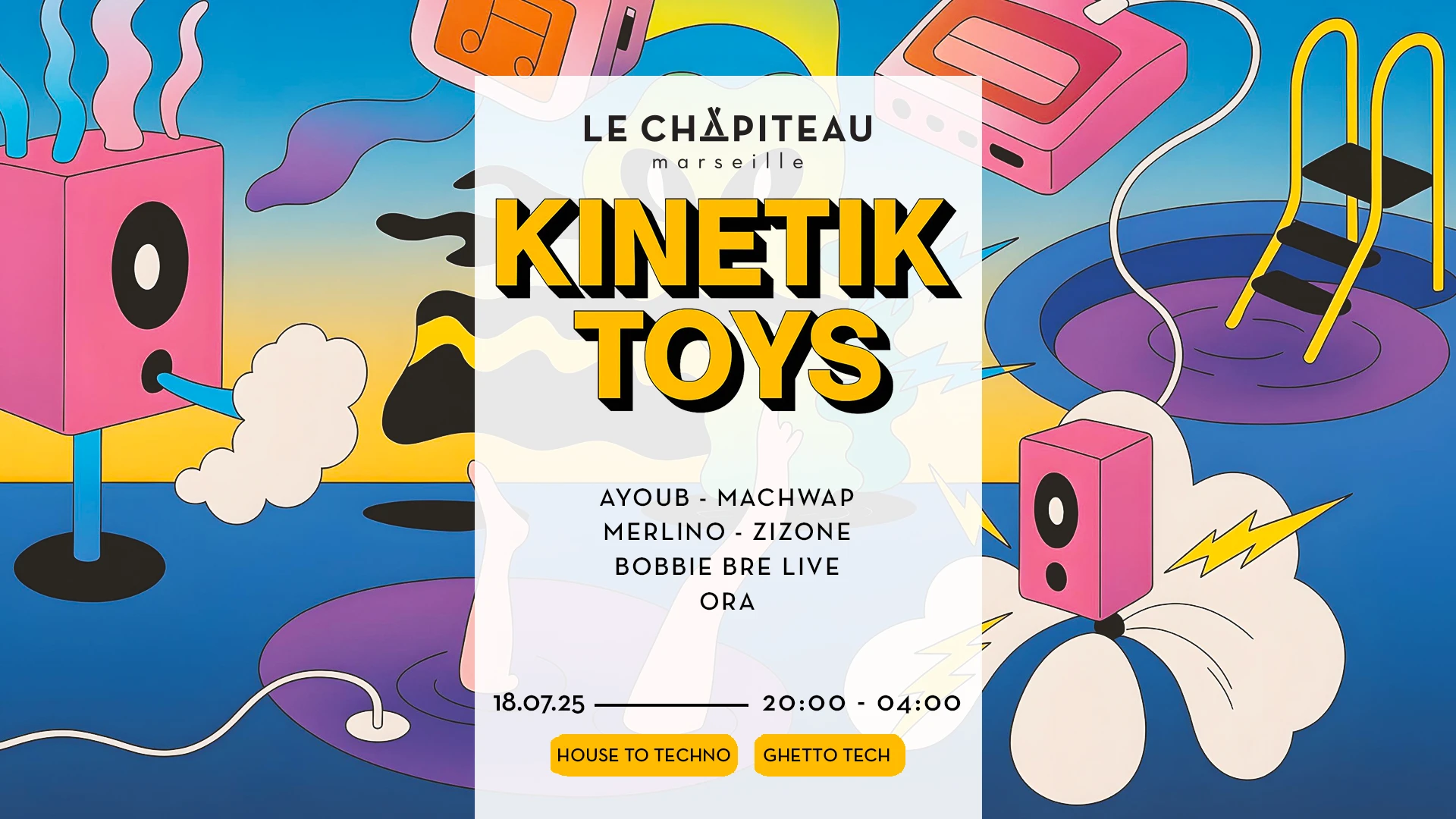 Kinetik Toys W/ Ayoub, Machwap, Merlino, Zizone & More