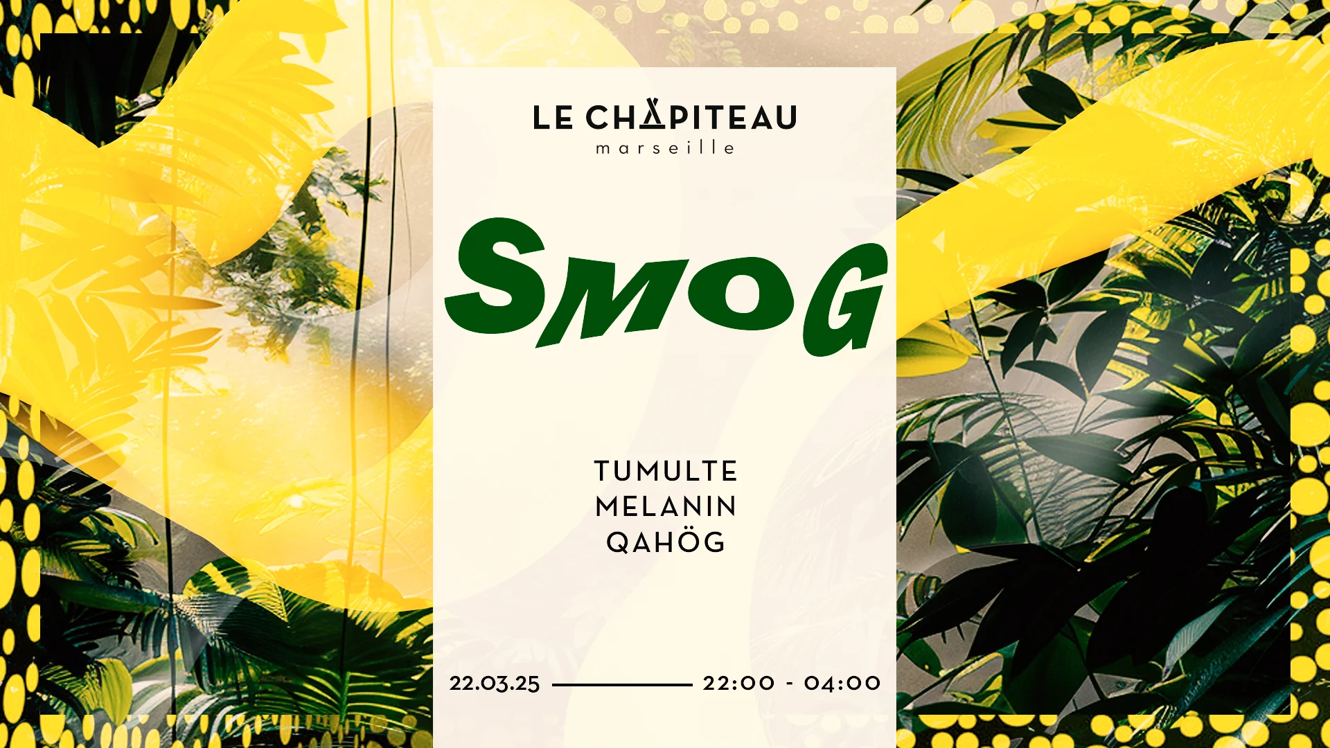Smog W/ Tumulte, Melanin & Qahog