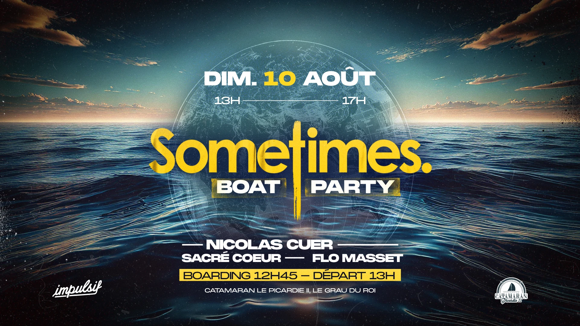 Sometimes. Boat W/ Nicolas Cuer + Sacré Coeur + Flo Masset