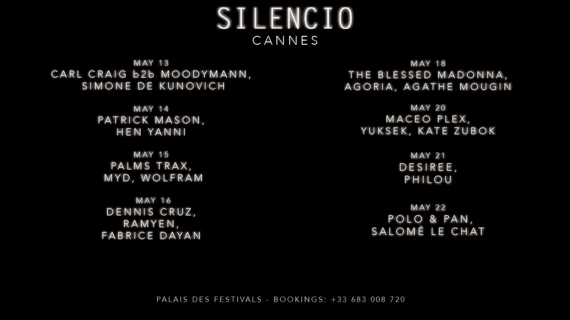 Silencio Cannes (Film Festival)