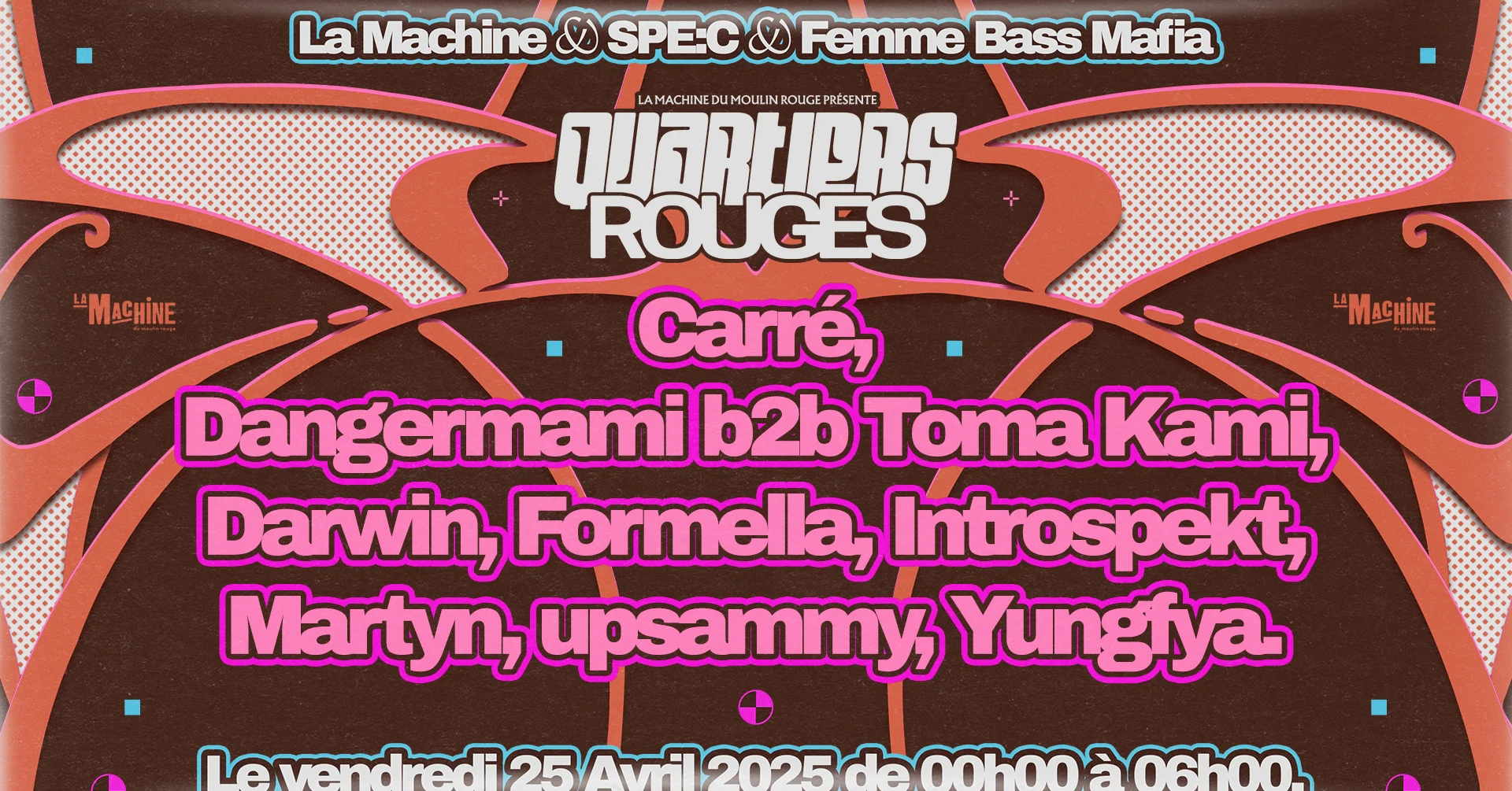 Quartiers Rouges W/ Spe:C & Femme Bass Mafia