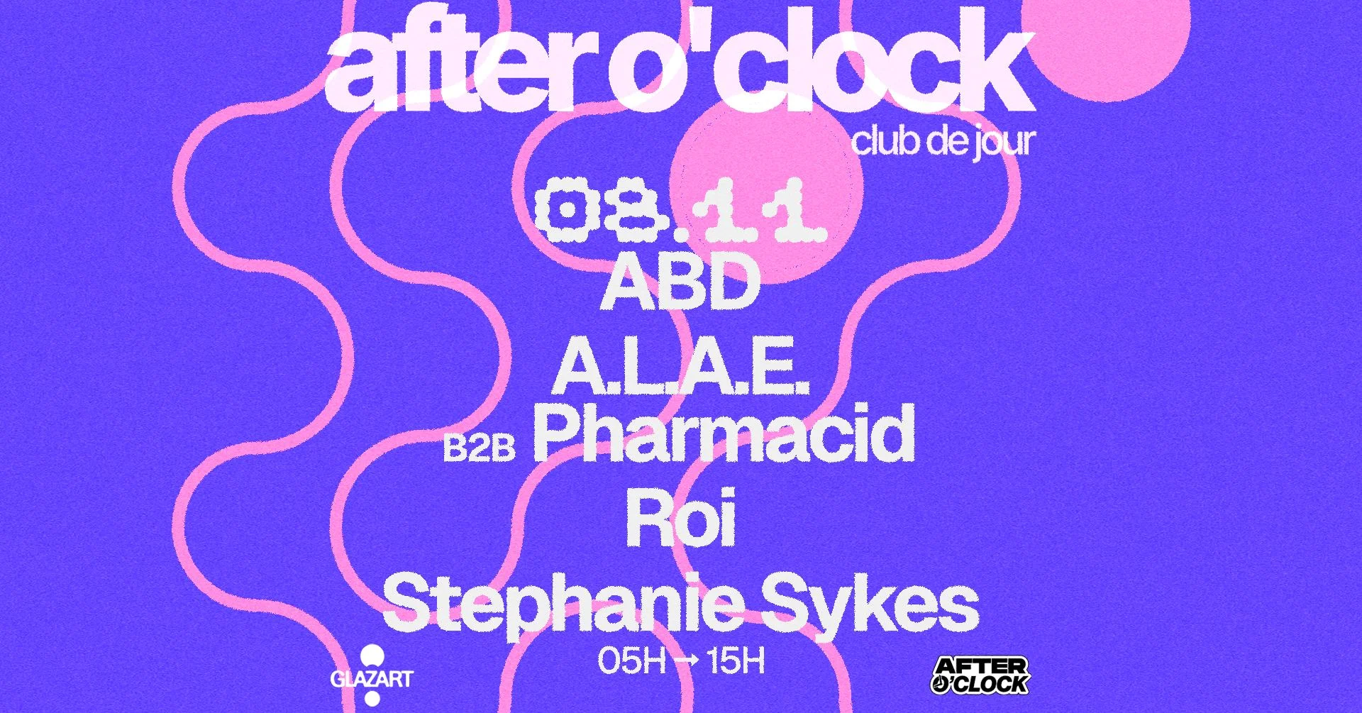 After O'clock : Stephanie Sykes, A.L.A.E B2b Pharmacid, Roi